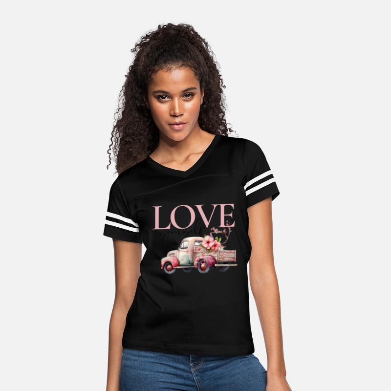 Love Yourself- Old Pink Pickup Truck
