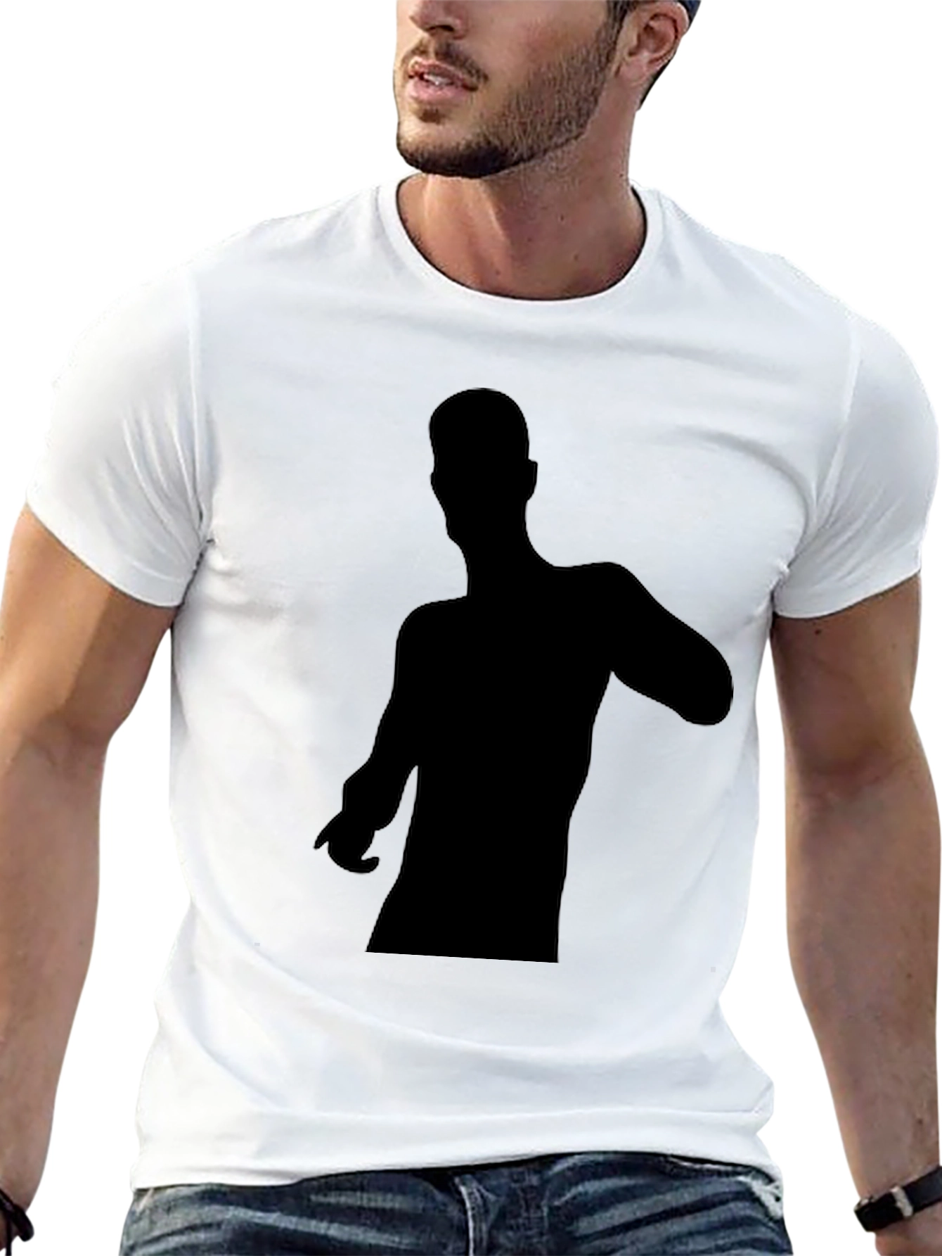Silhouette Graphic T-Shirt - Mens Black Tee