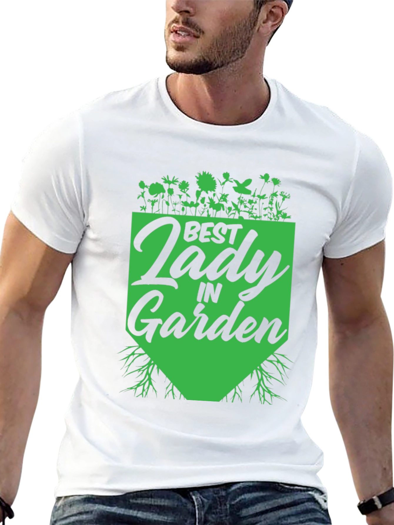 Best Lady in Garden T-Shirt - Gardener Gift