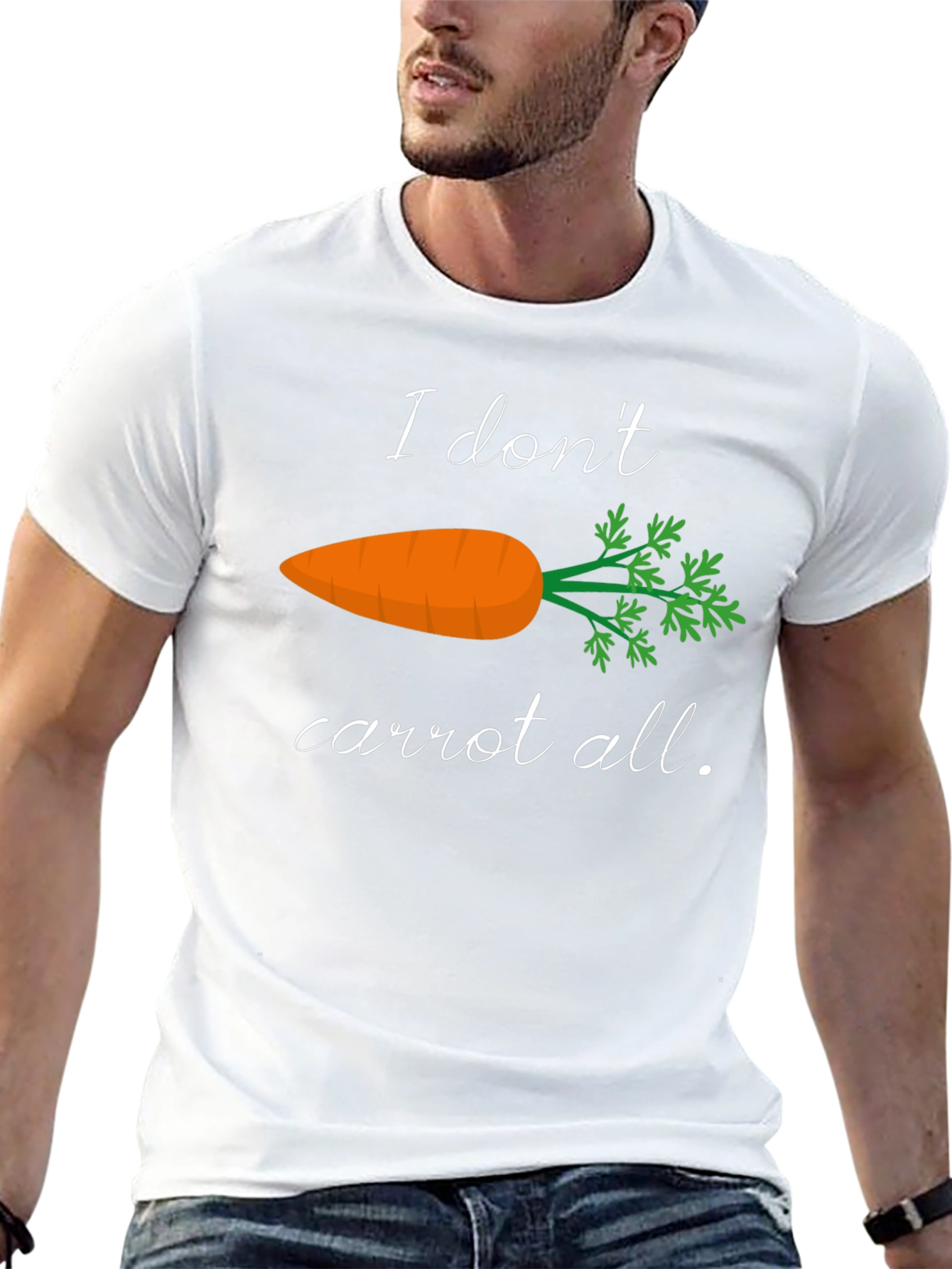I Dont Carrot All T-Shirt Funny Foodie Tee