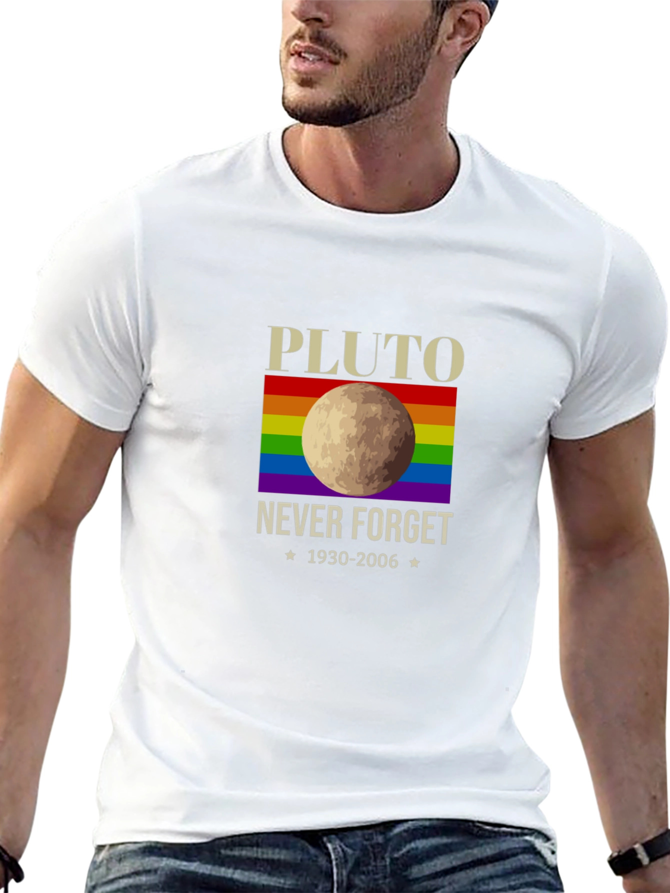 Pluto Never Forget LGBT Pride T-Shirt
