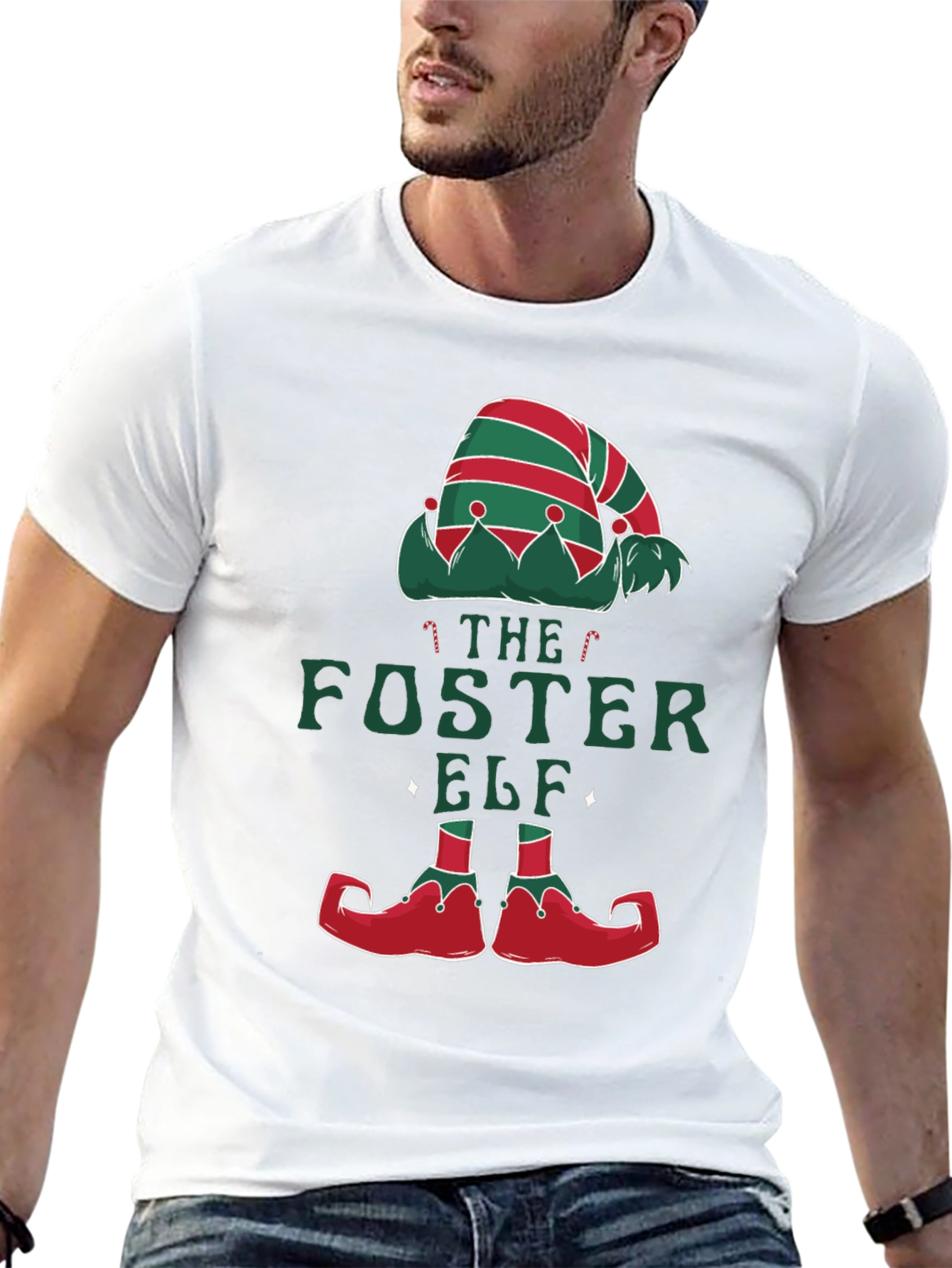 Foster Elf Christmas T-Shirt