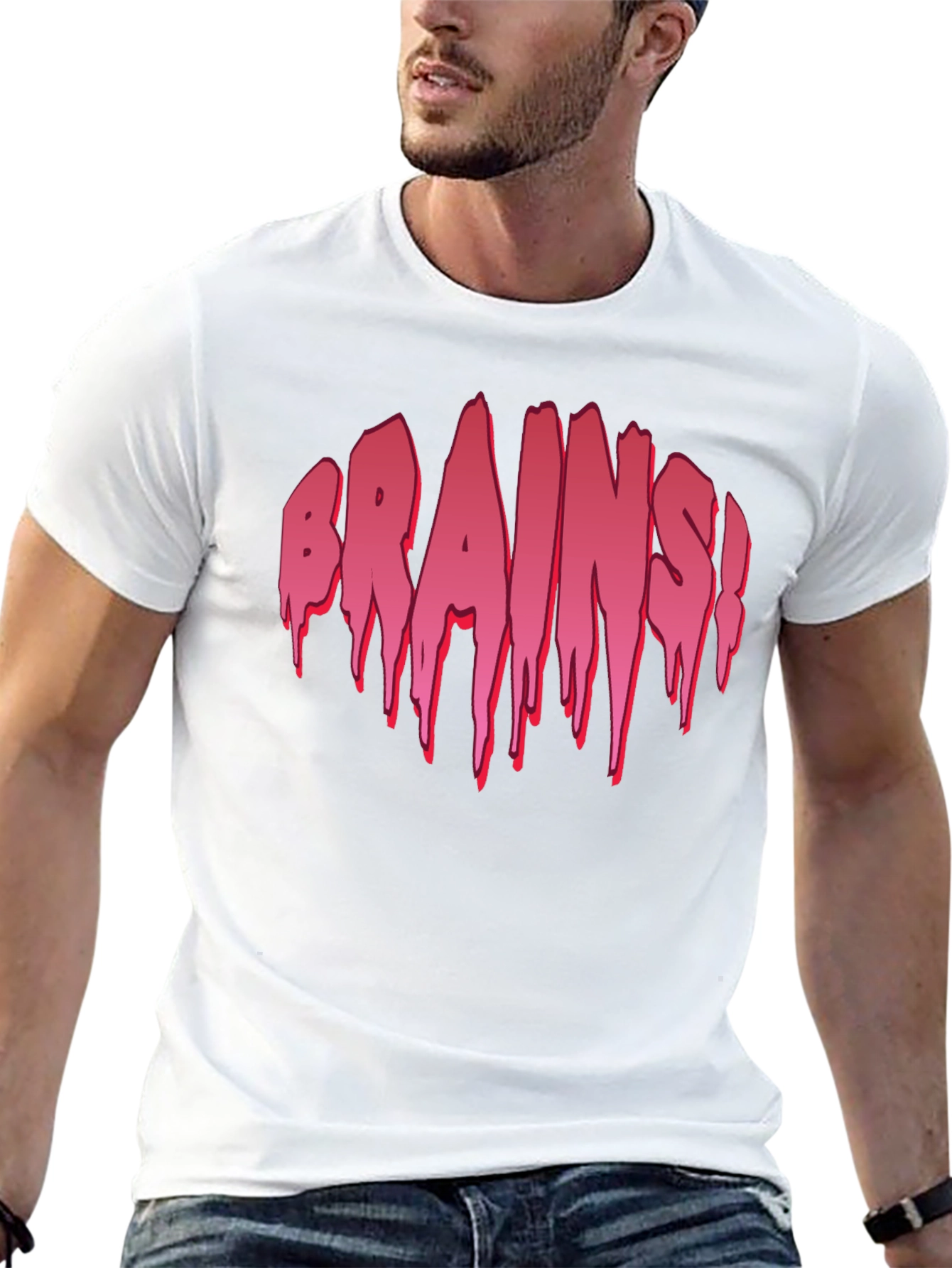 Brains! Graphic T-Shirt - Black