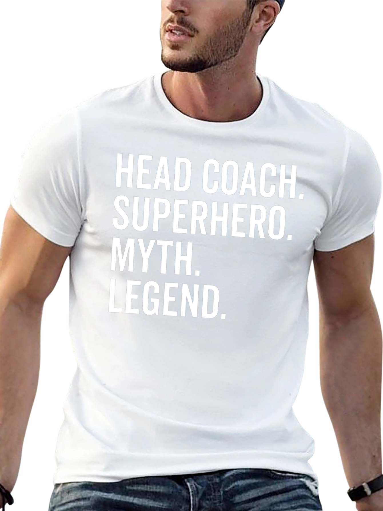 Head Coach Superhero Legend Graphic Tee