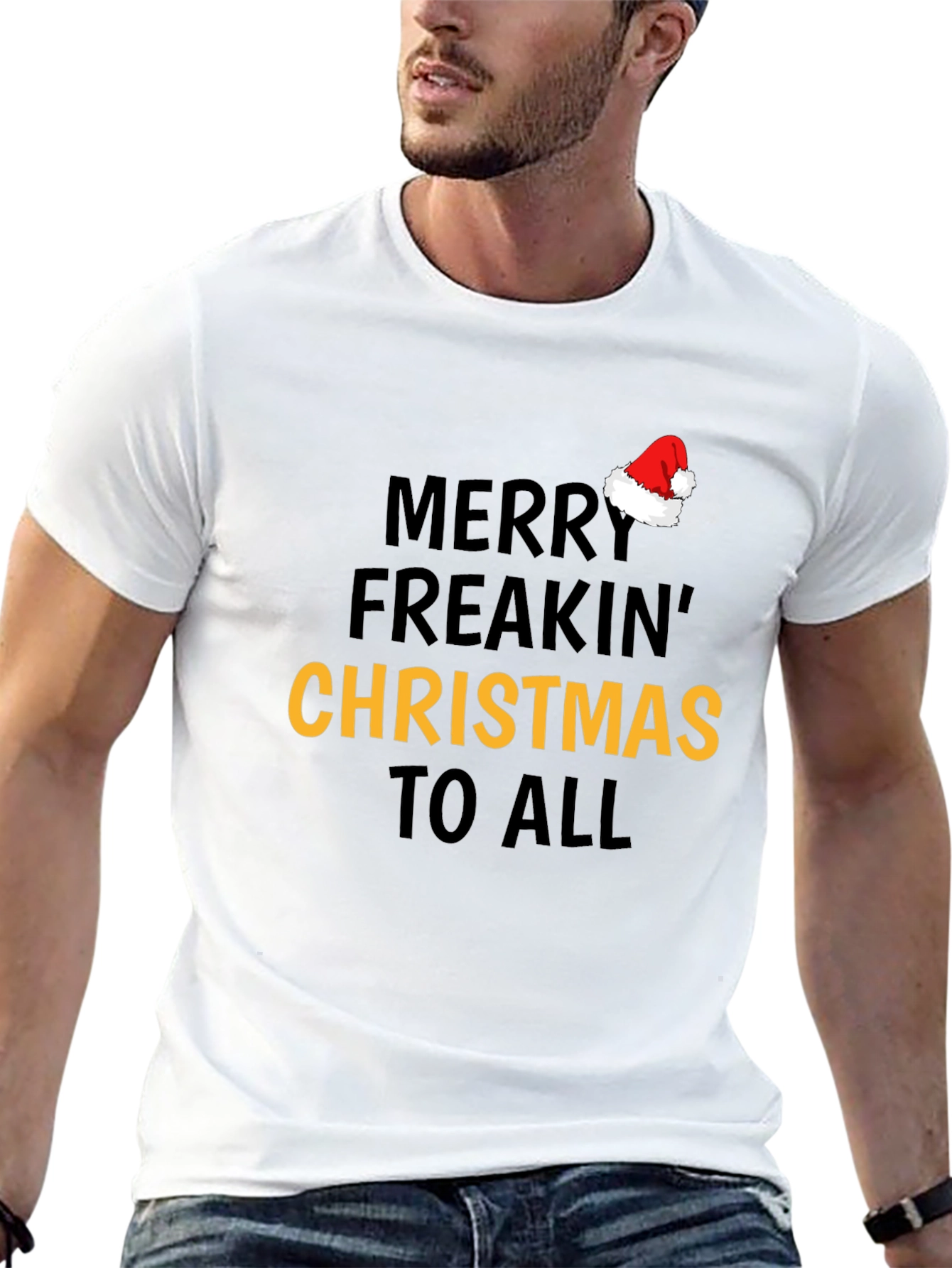 Merry Freakin Christmas T-Shirt - Holiday Festive Tee