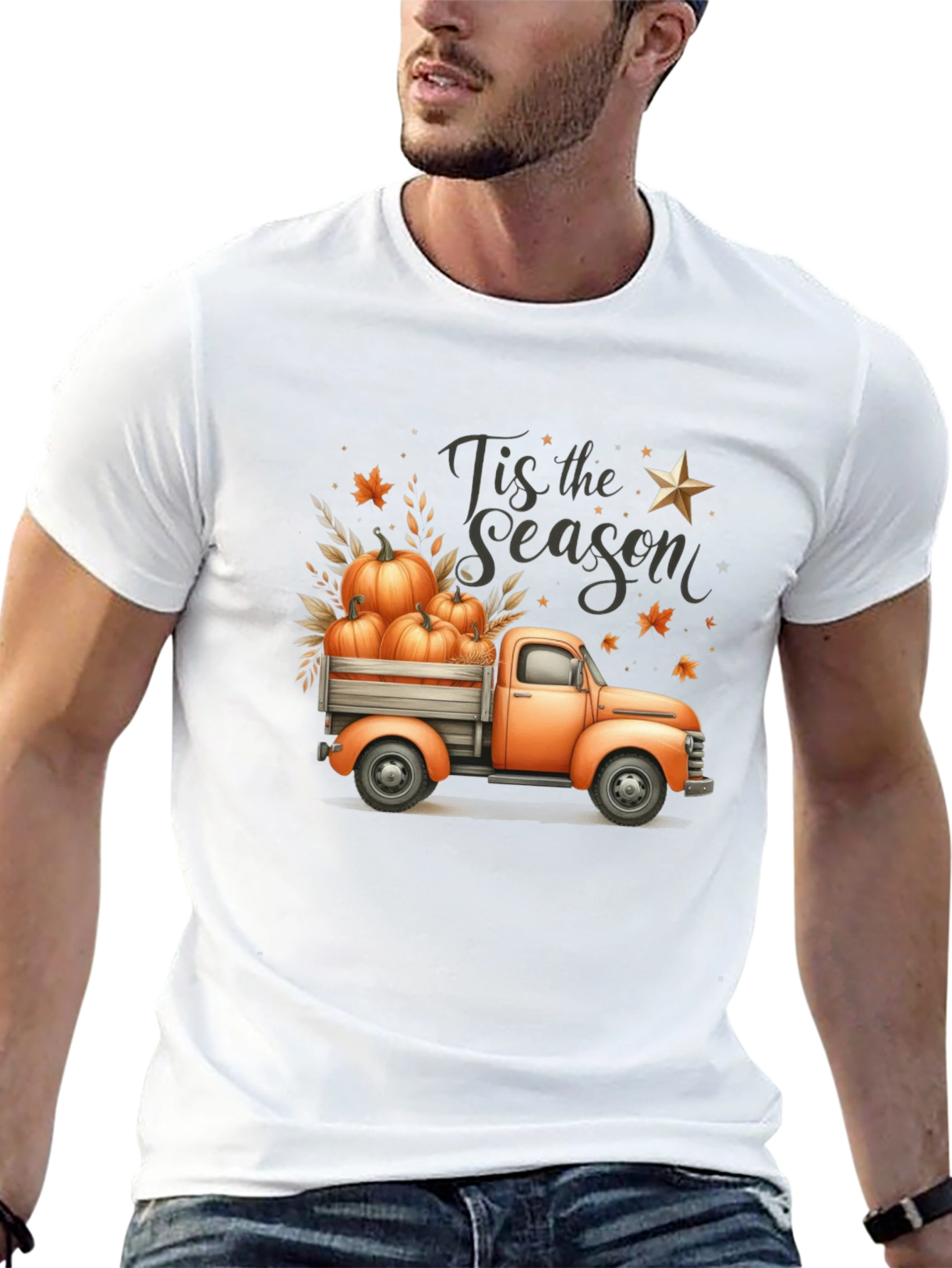Fall Harvest Truck Graphic Tee
