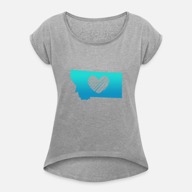 Montana Map Heart