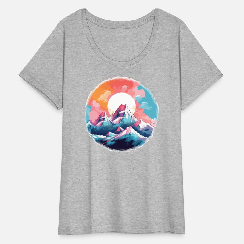 Mountain range illustration