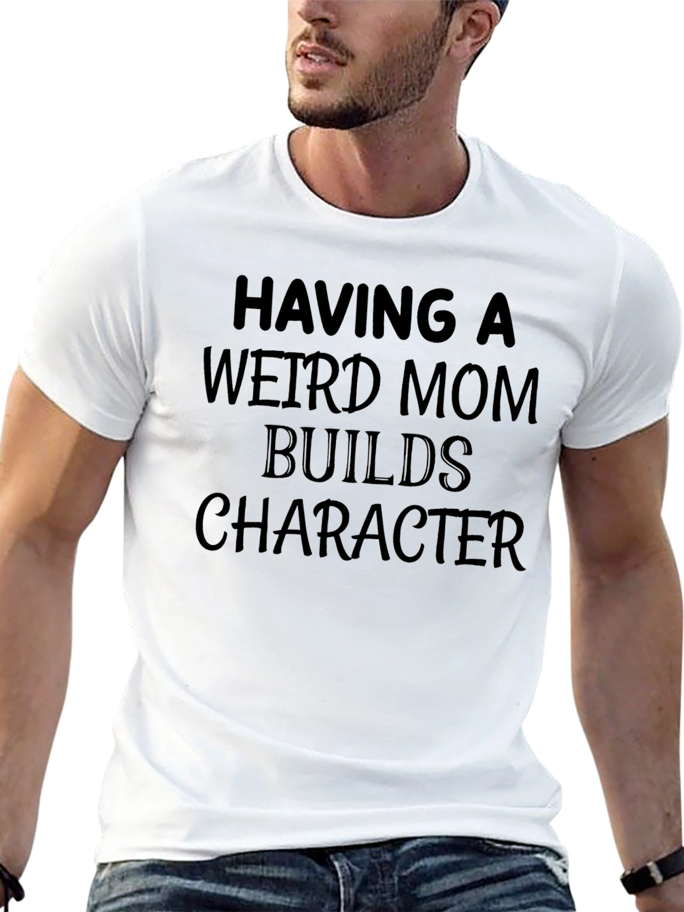 Funny Weird Mom Graphic T-Shirt