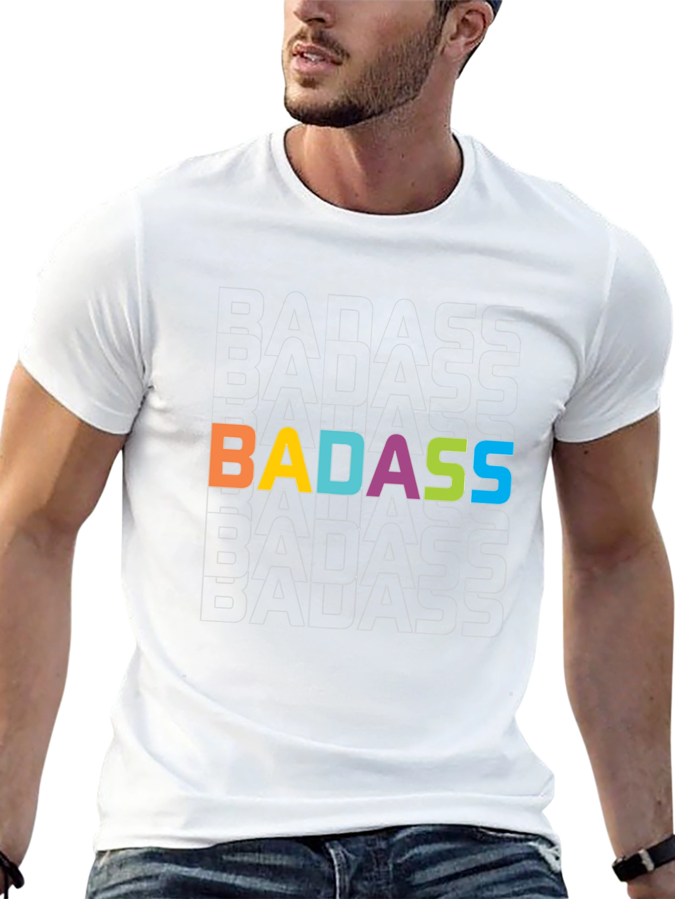 Badass Statement T-Shirt - Bold Graphic Tee