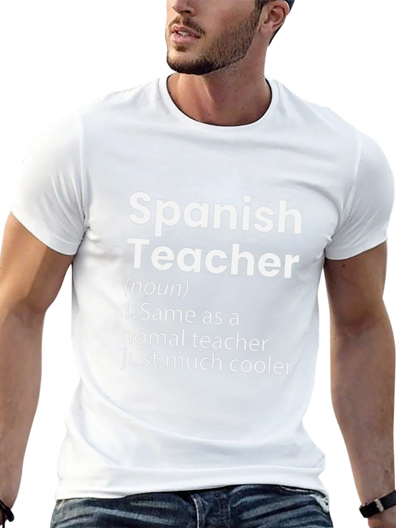Cool Spanish Teacher Definition T-Shirt