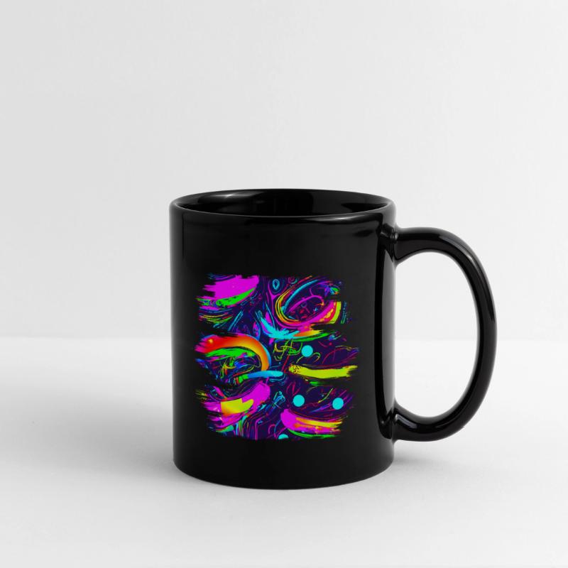 Neon Style Color Electro Rave Party
