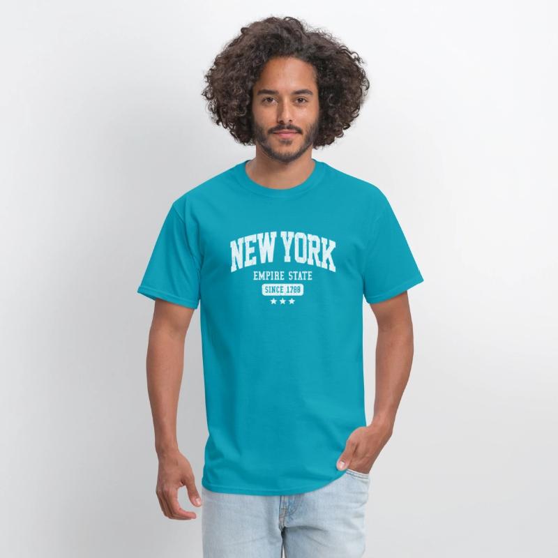 New York Empire State Nyc Weathered Dark