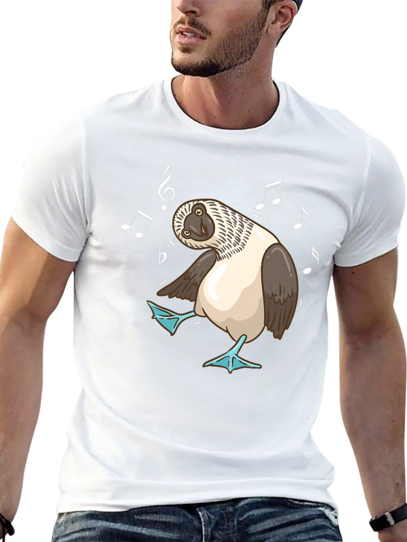 Dancing Blue-Footed Booby Graphic Tee
