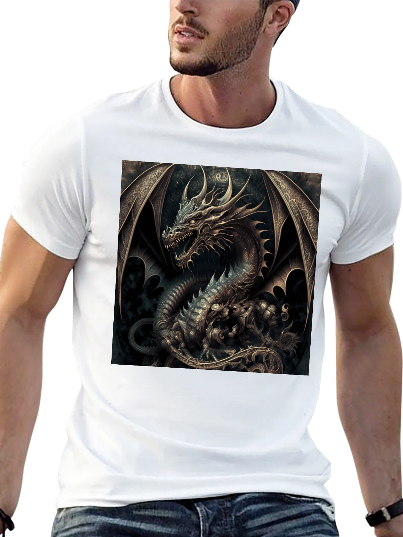 Dragon Graphic Black T-Shirt