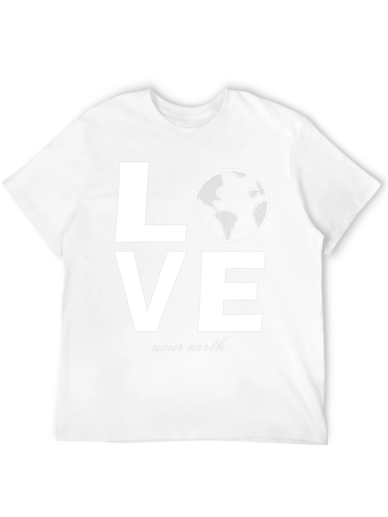 Love Your Earth Graphic Tee - Black Cotton