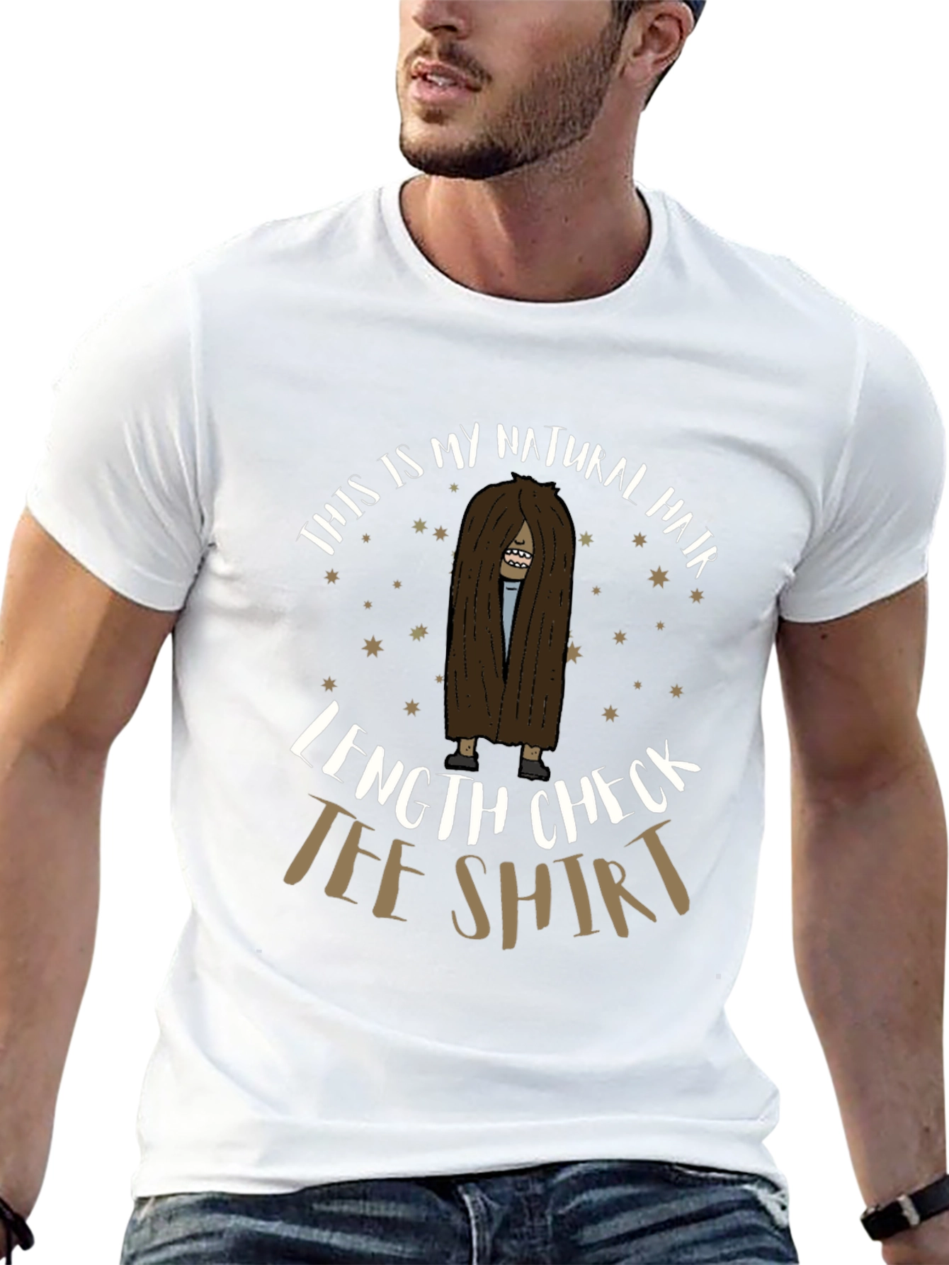 Natural Hair Length Check Tee