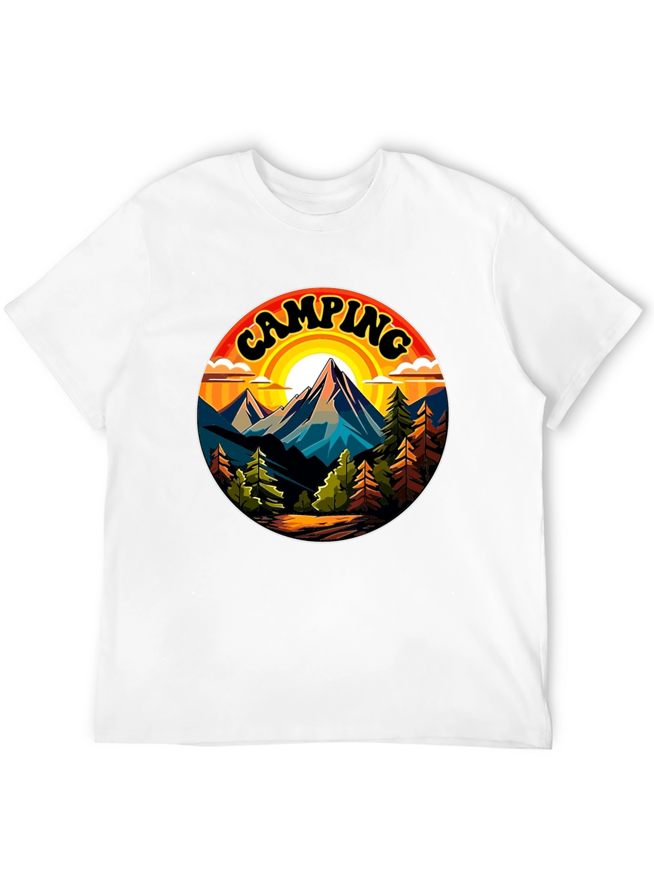 Camping Graphic Tee - Nature Adventure Shirt