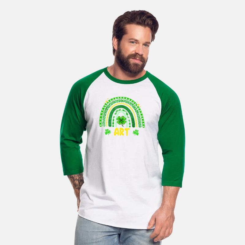 One Lucky Teacher Rainbow Shamrock St Patrick'S Da