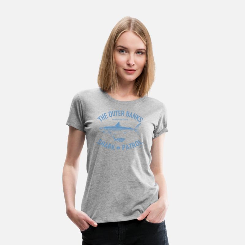 Outer Banks Shark Patrol OBX Vintage Light Blue