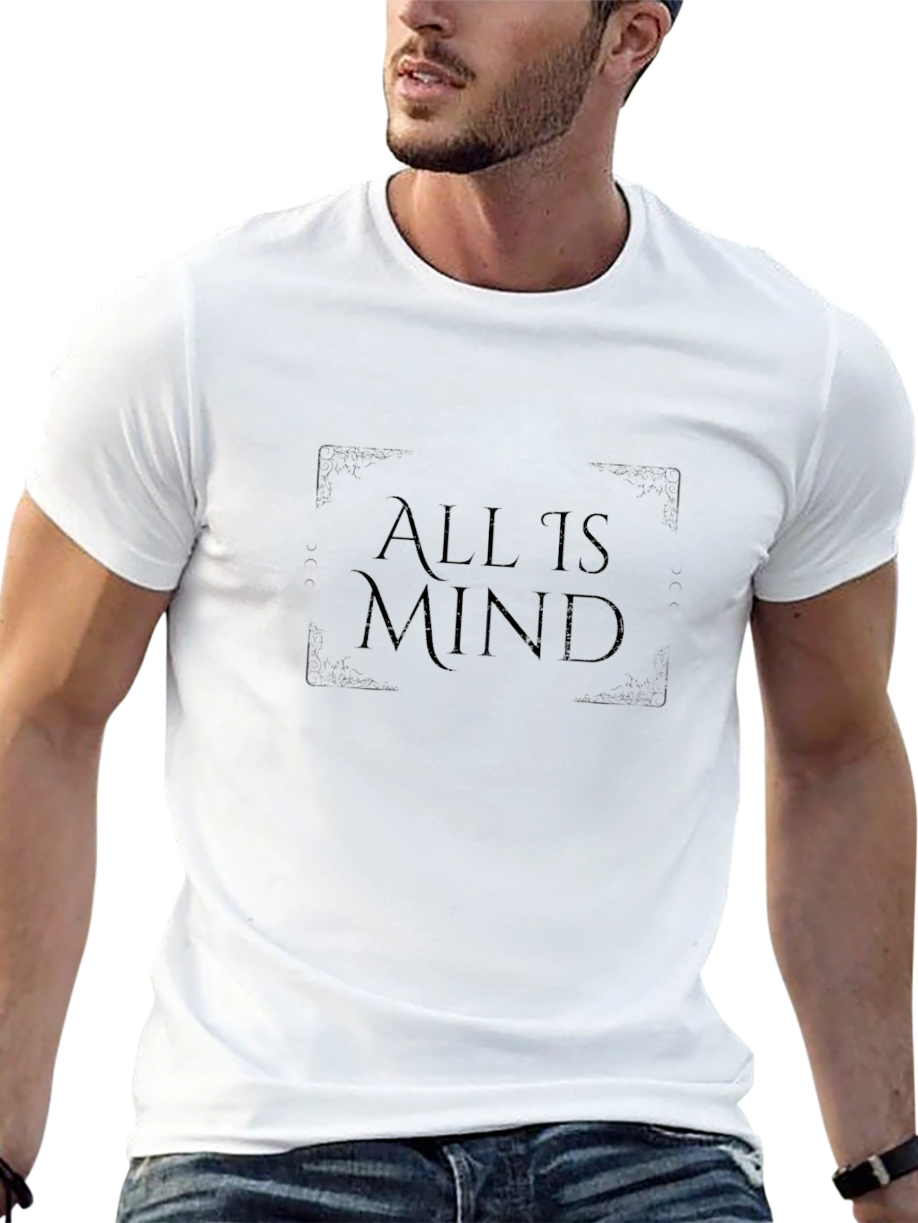 All is Mind Black Graphic Tee