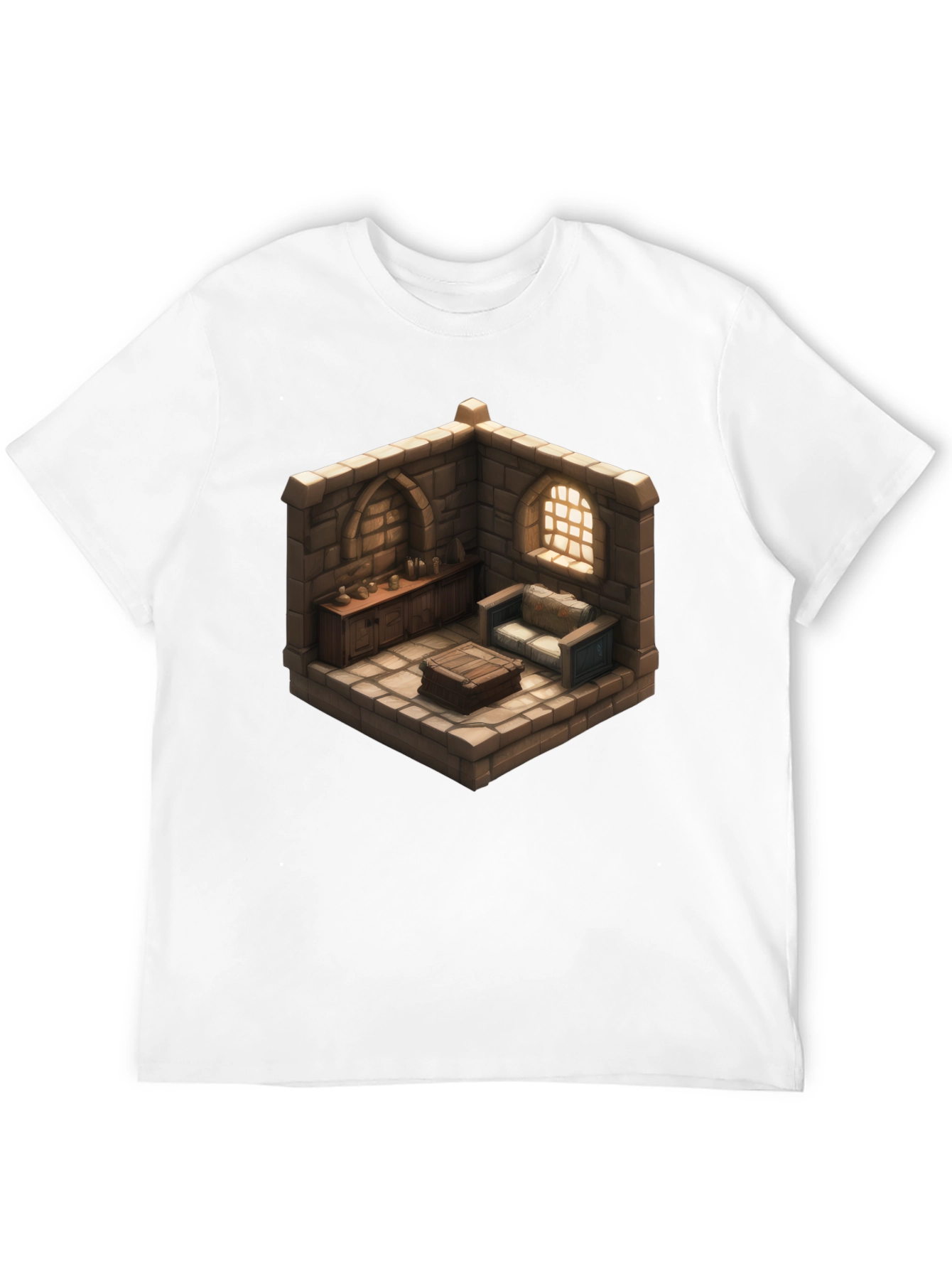 Isometric Room Graphic T-Shirt
