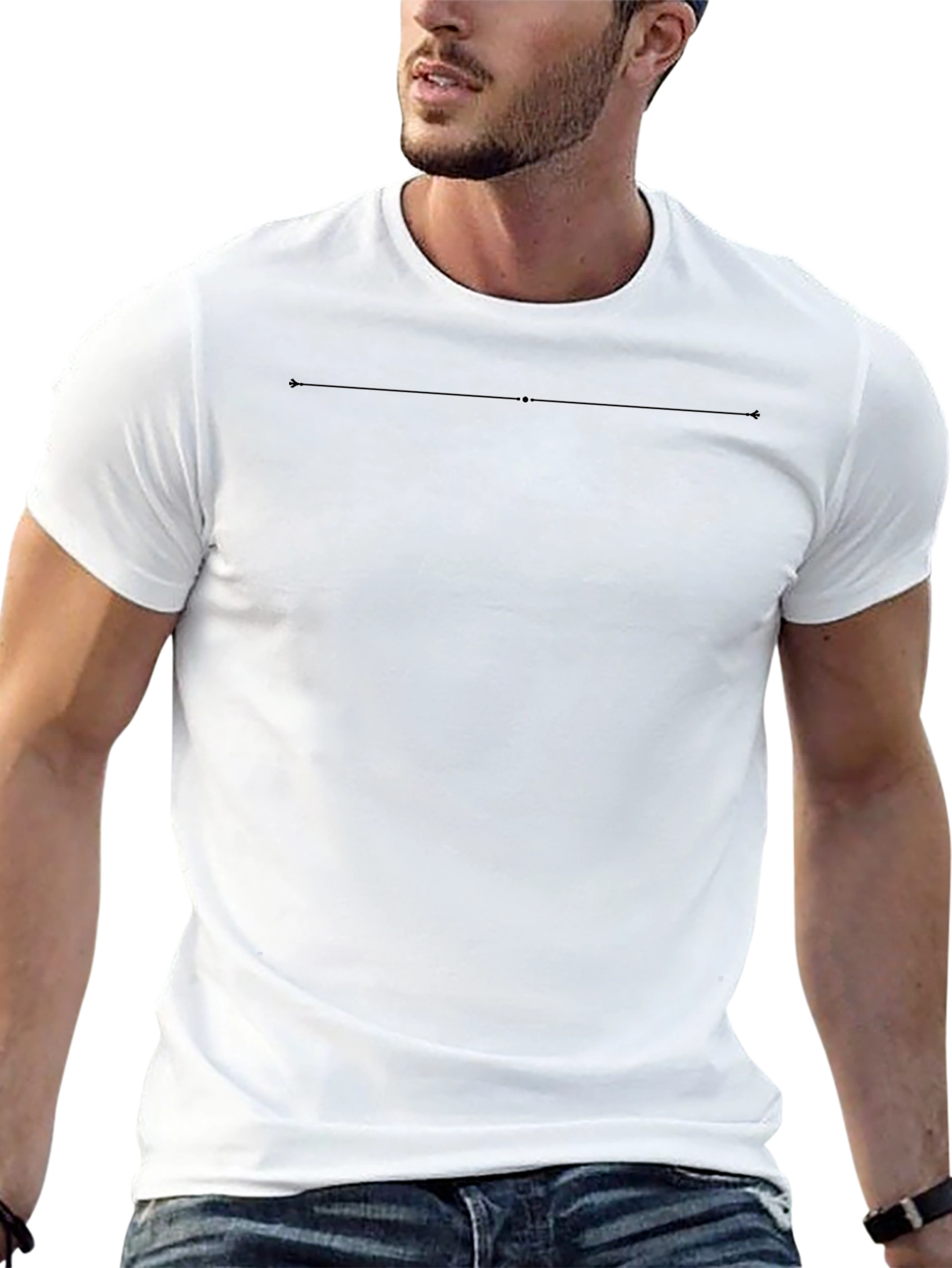 Classic Black Crew Neck T-Shirt
