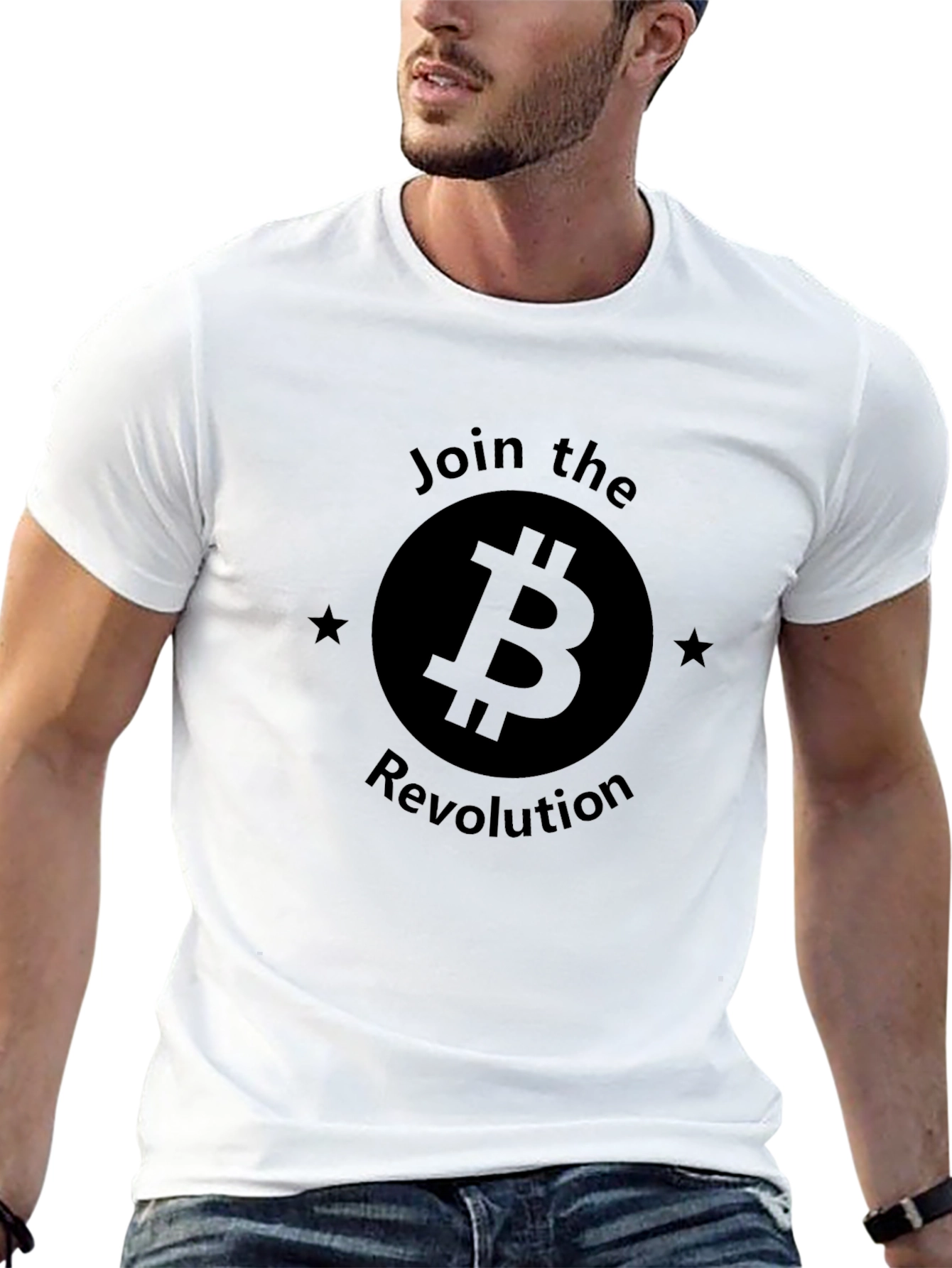 Join the Bitcoin Revolution Graphic Tee - Black