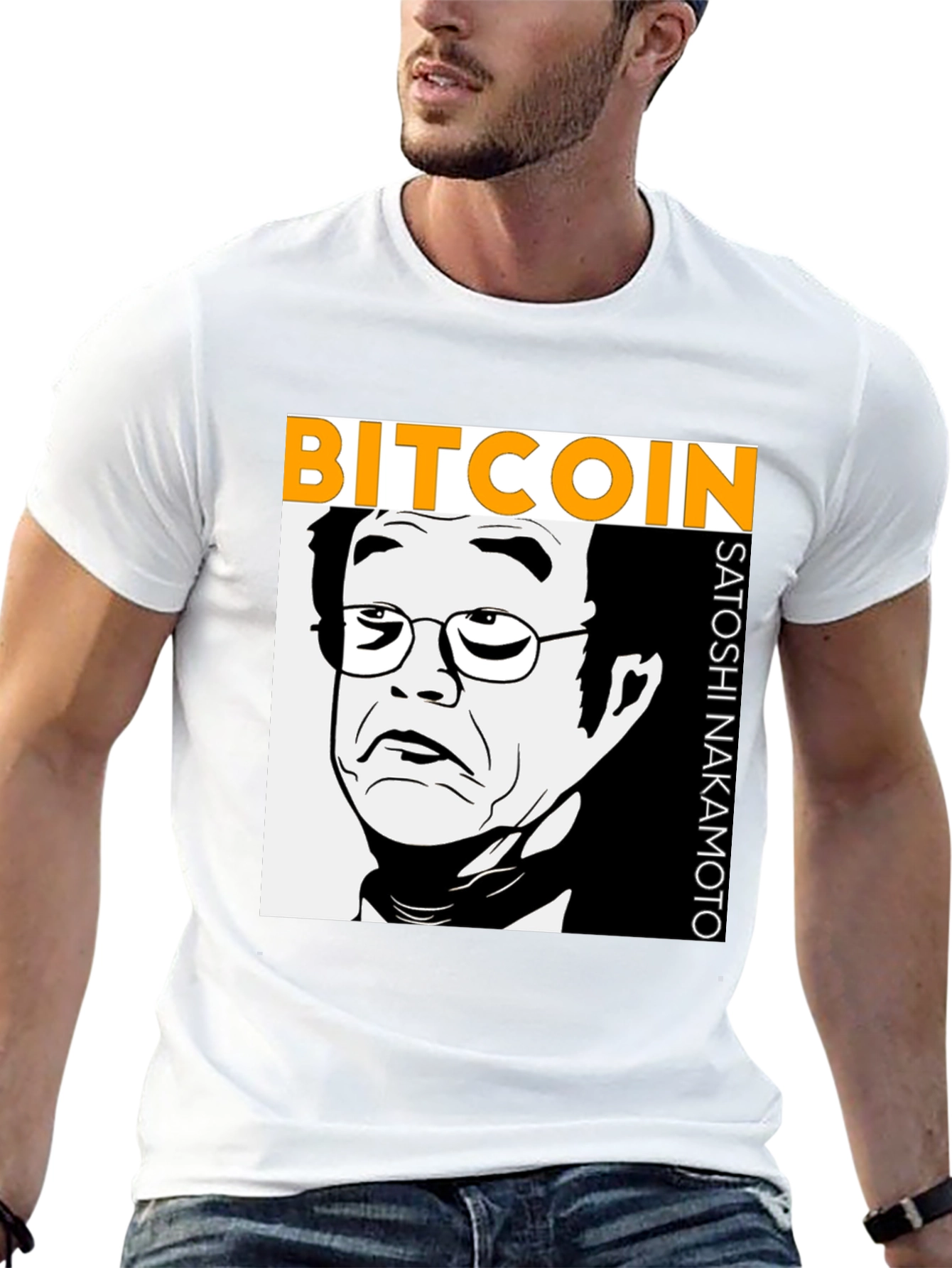 Bitcoin Satoshi Nakamoto Graphic T-Shirt