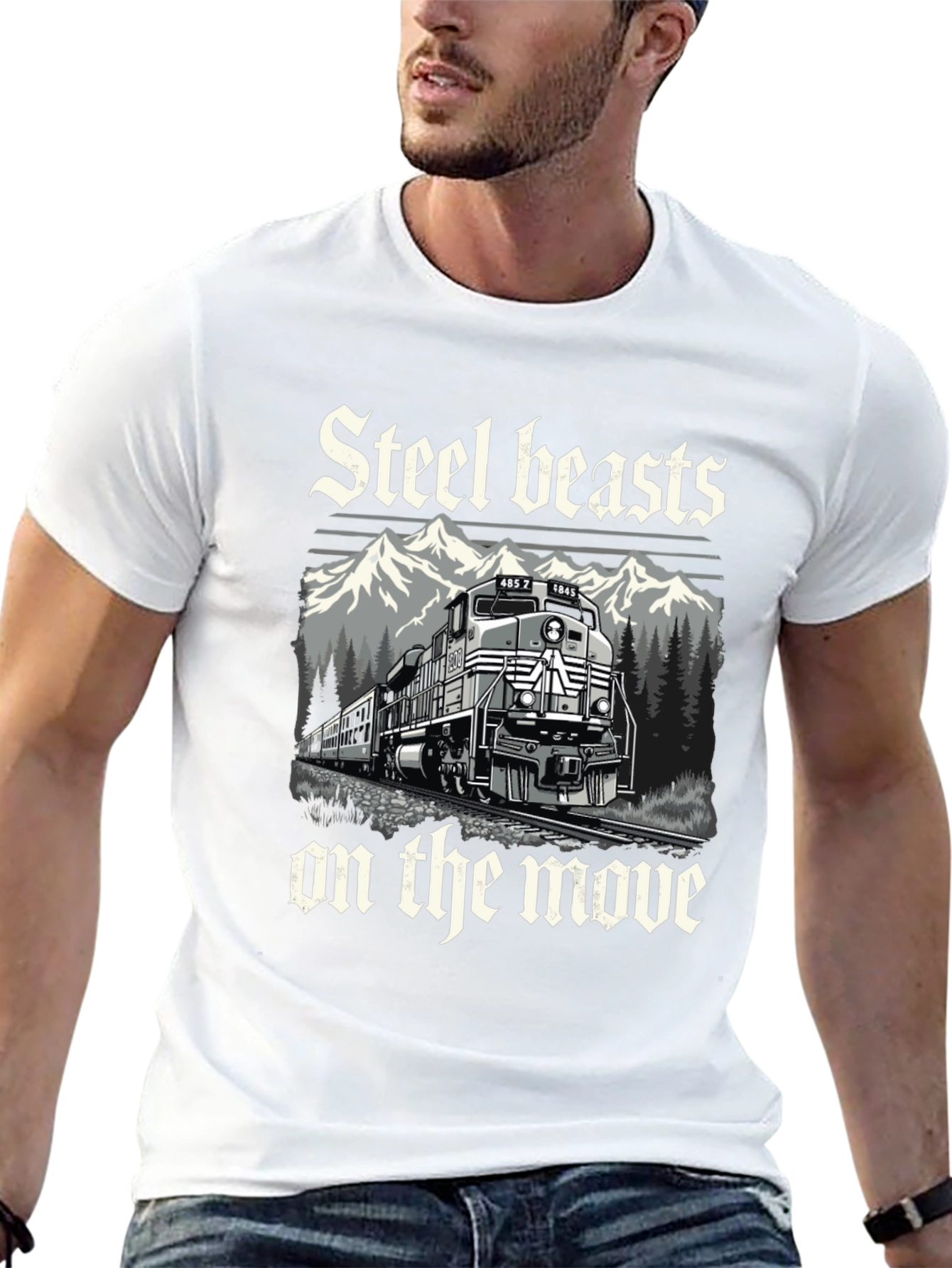 Steel Beasts Train Graphic Tee - On the Move!