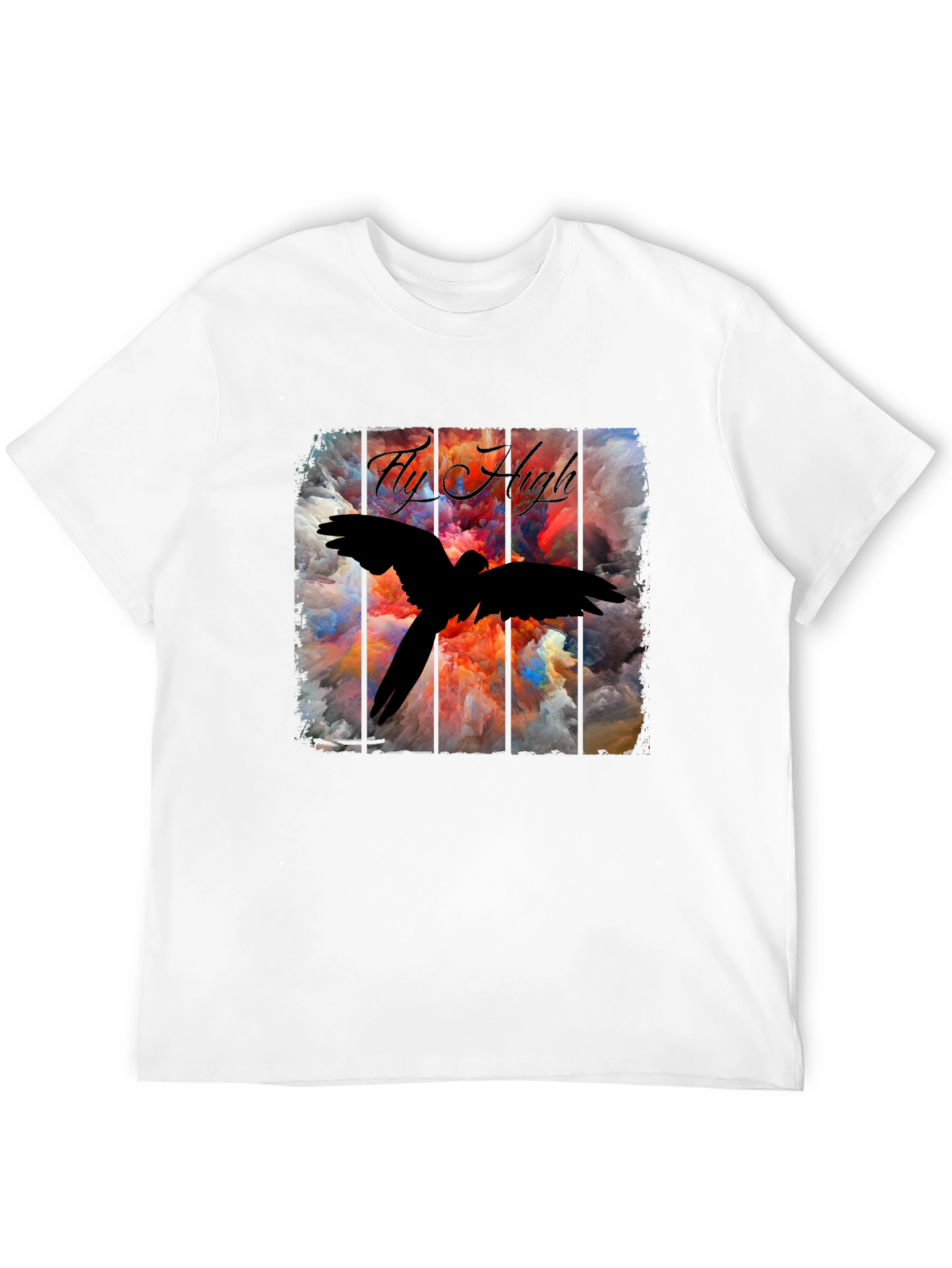Fly High Bird Graphic T-Shirt