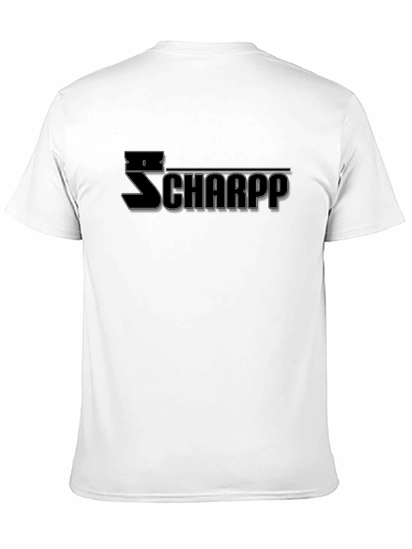 SCHAPP Black Graphic T-Shirt