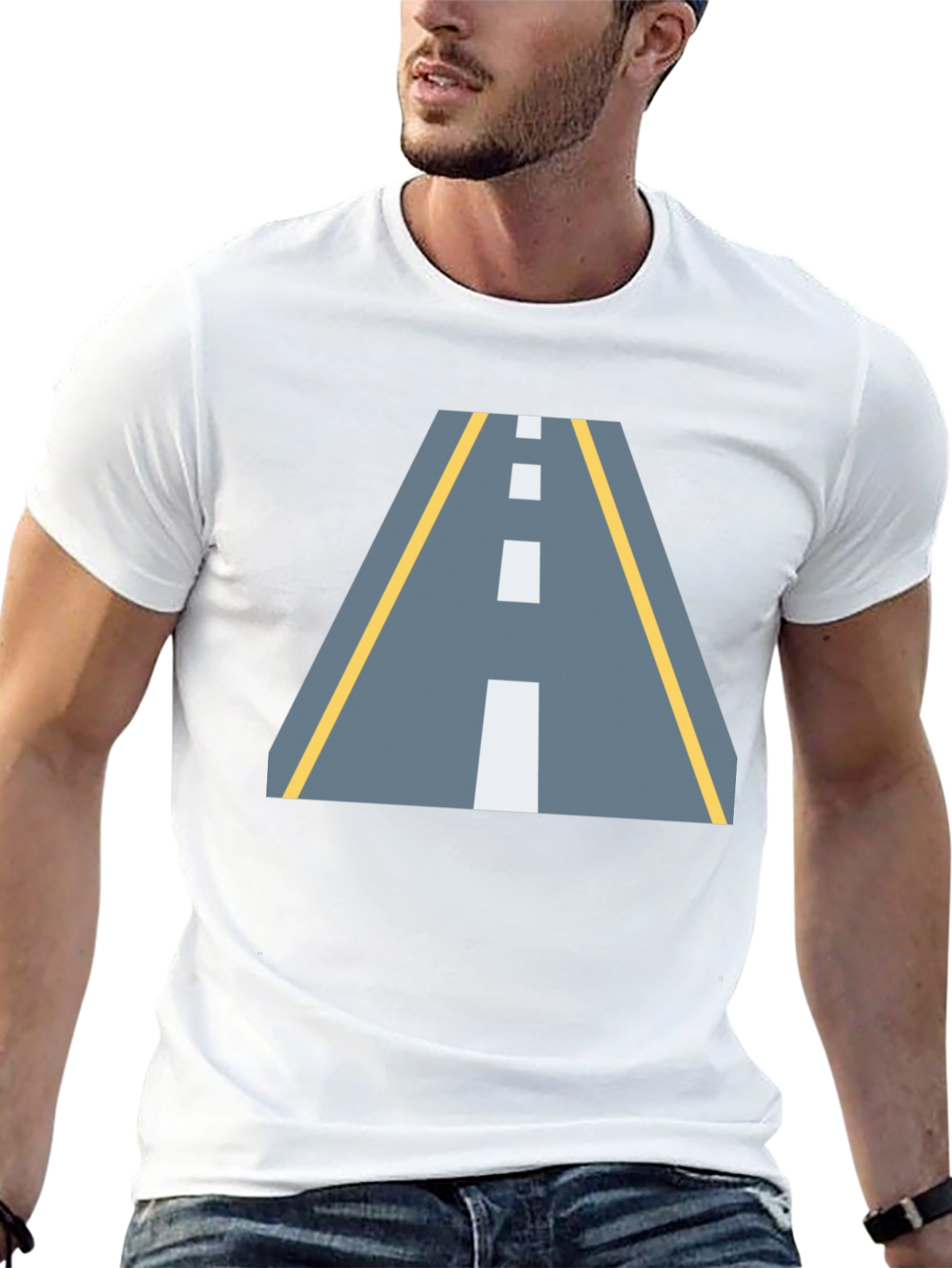 Road Graphic Black T-Shirt