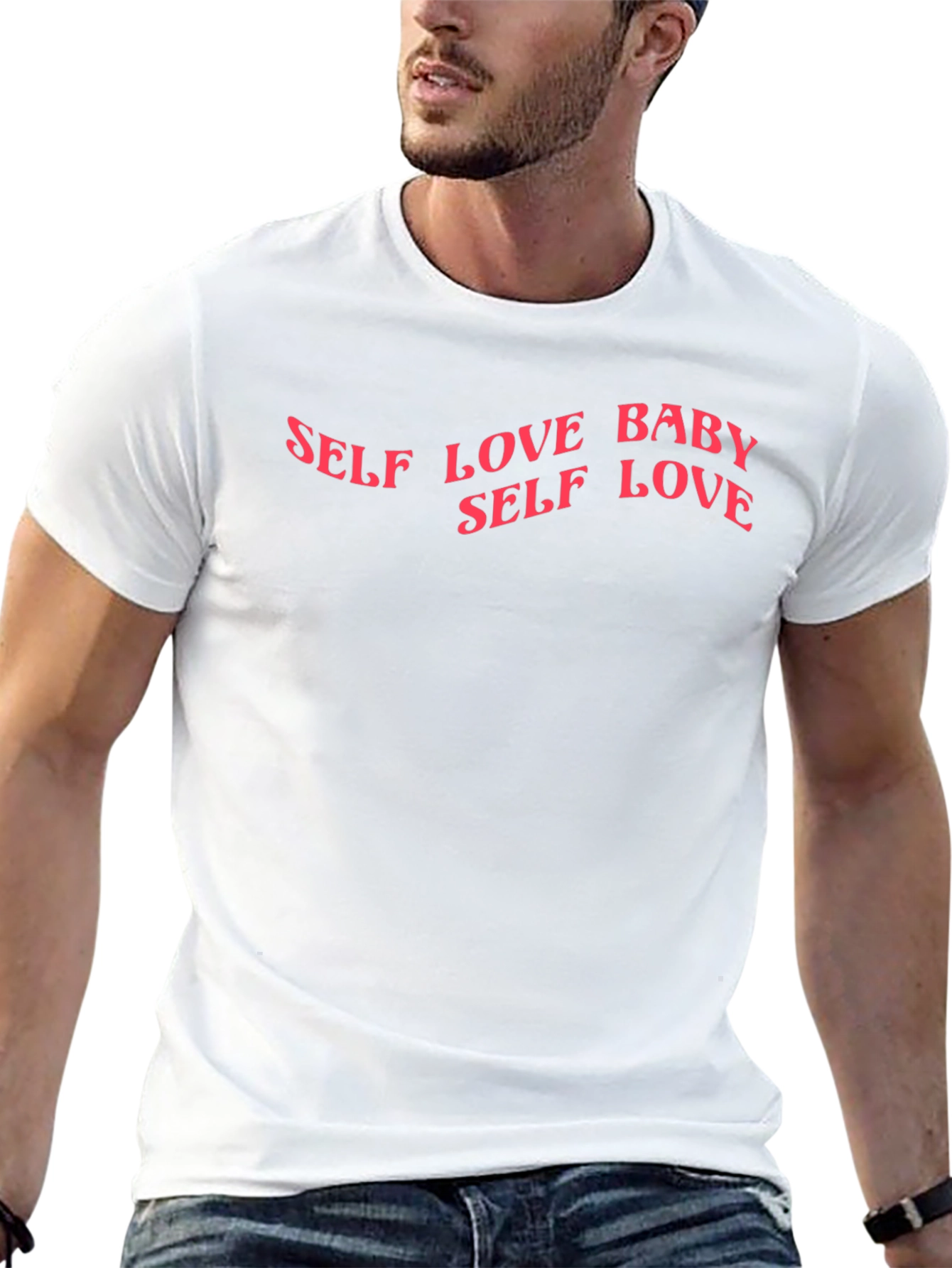 Self Love Baby Graphic Tee - Black