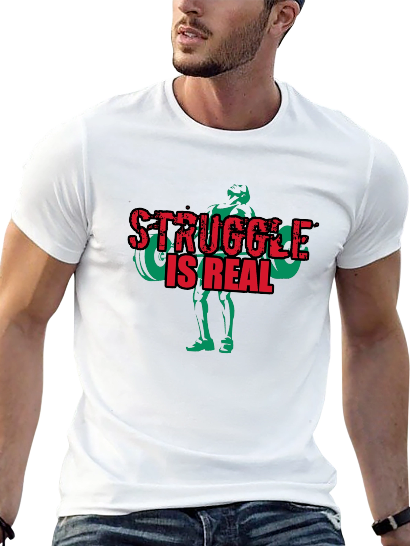 Struggle is Real Weightlifting T-Shirt