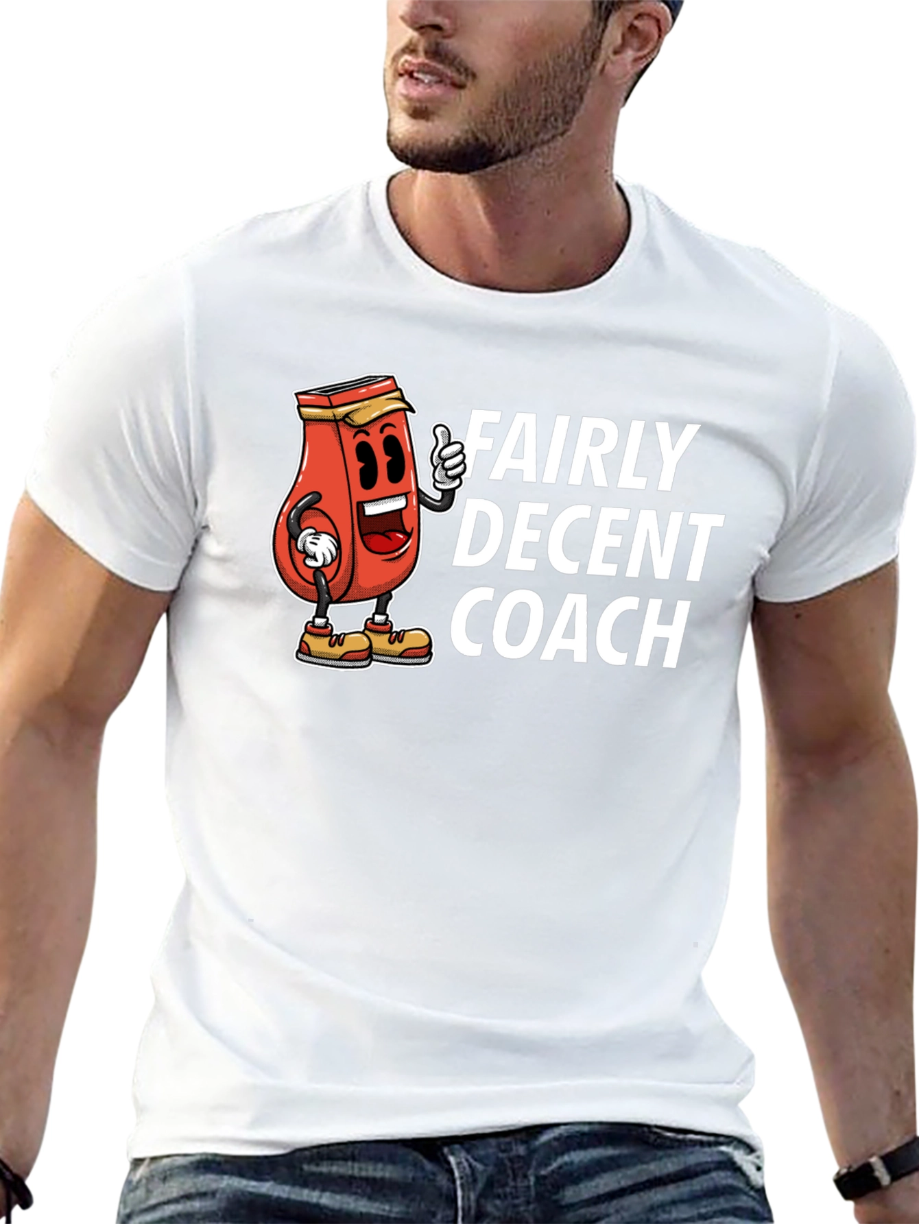Fairly Decent Coach Graphic T-Shirt