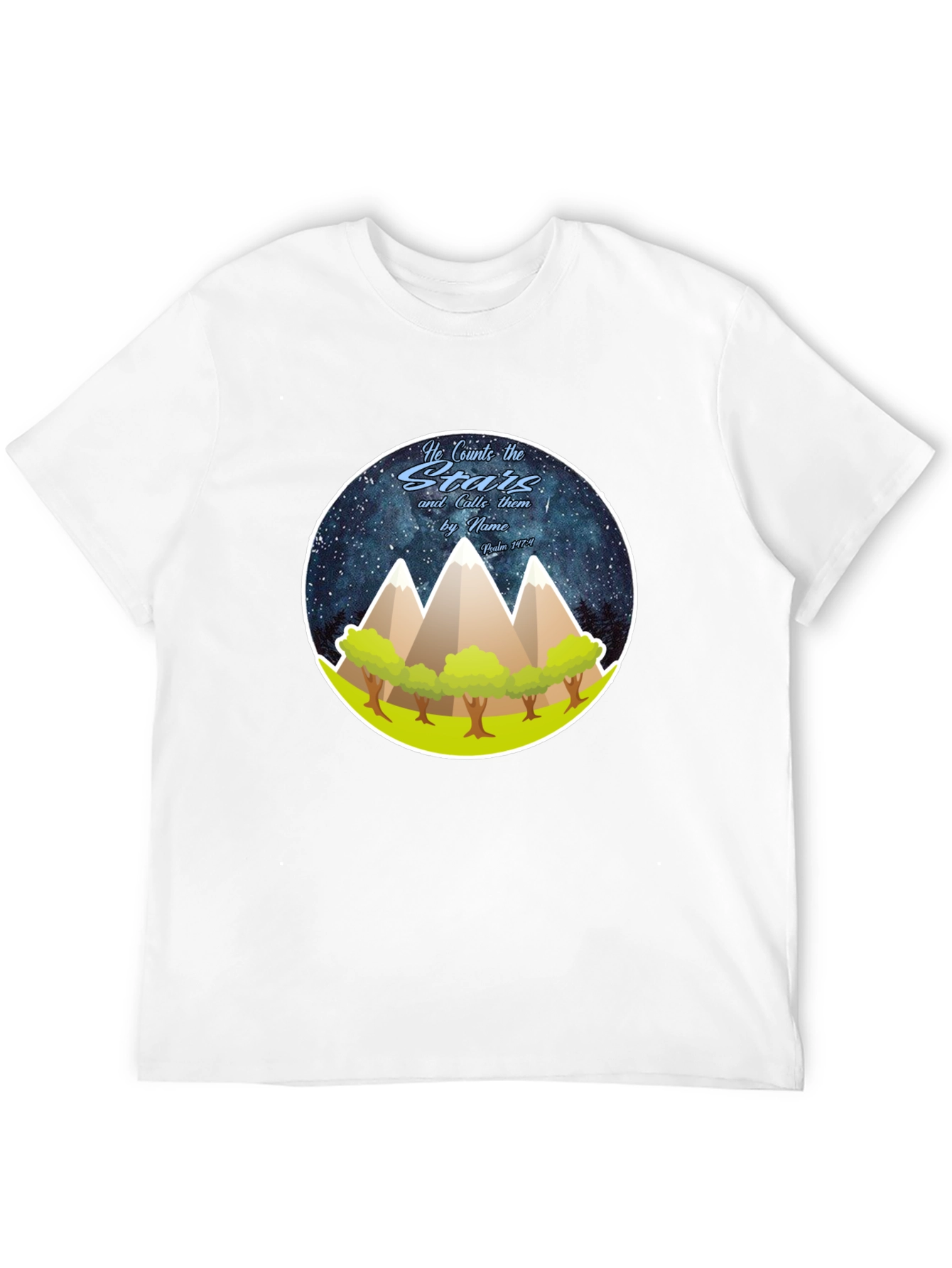He Counts the Stars Graphic T-Shirt