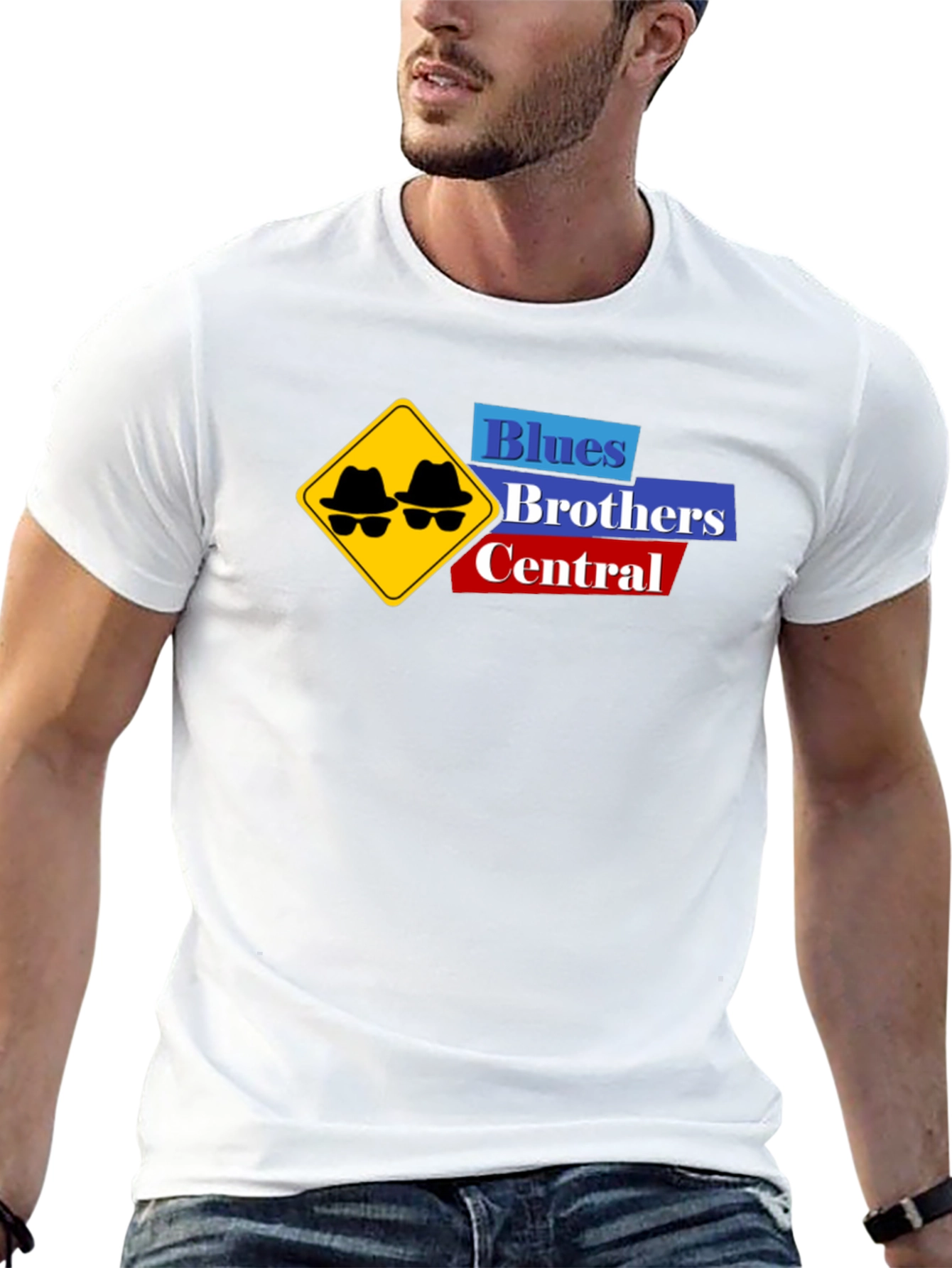 Blues Brothers Central Black T-Shirt