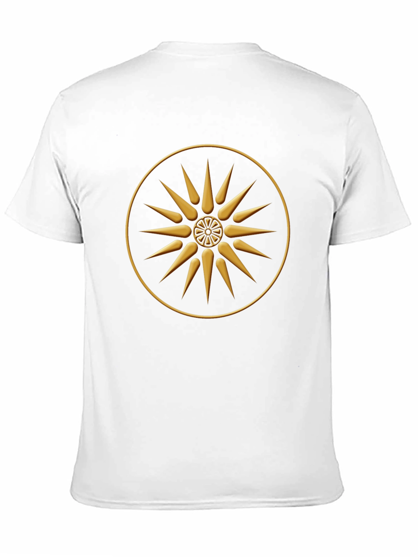 Vergina Sun T-Shirt - Black Cotton Tee