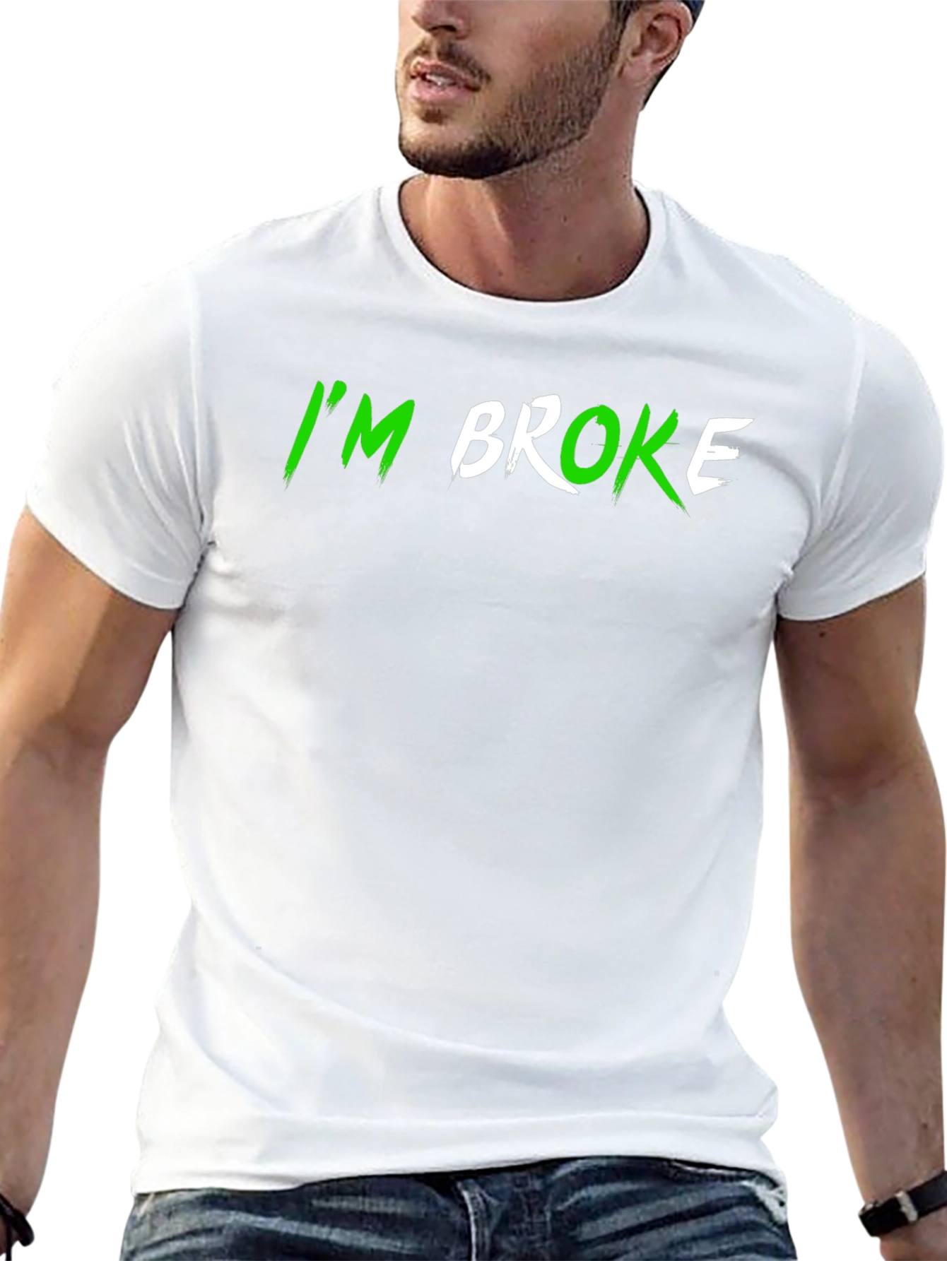 Im Broke Black T-Shirt