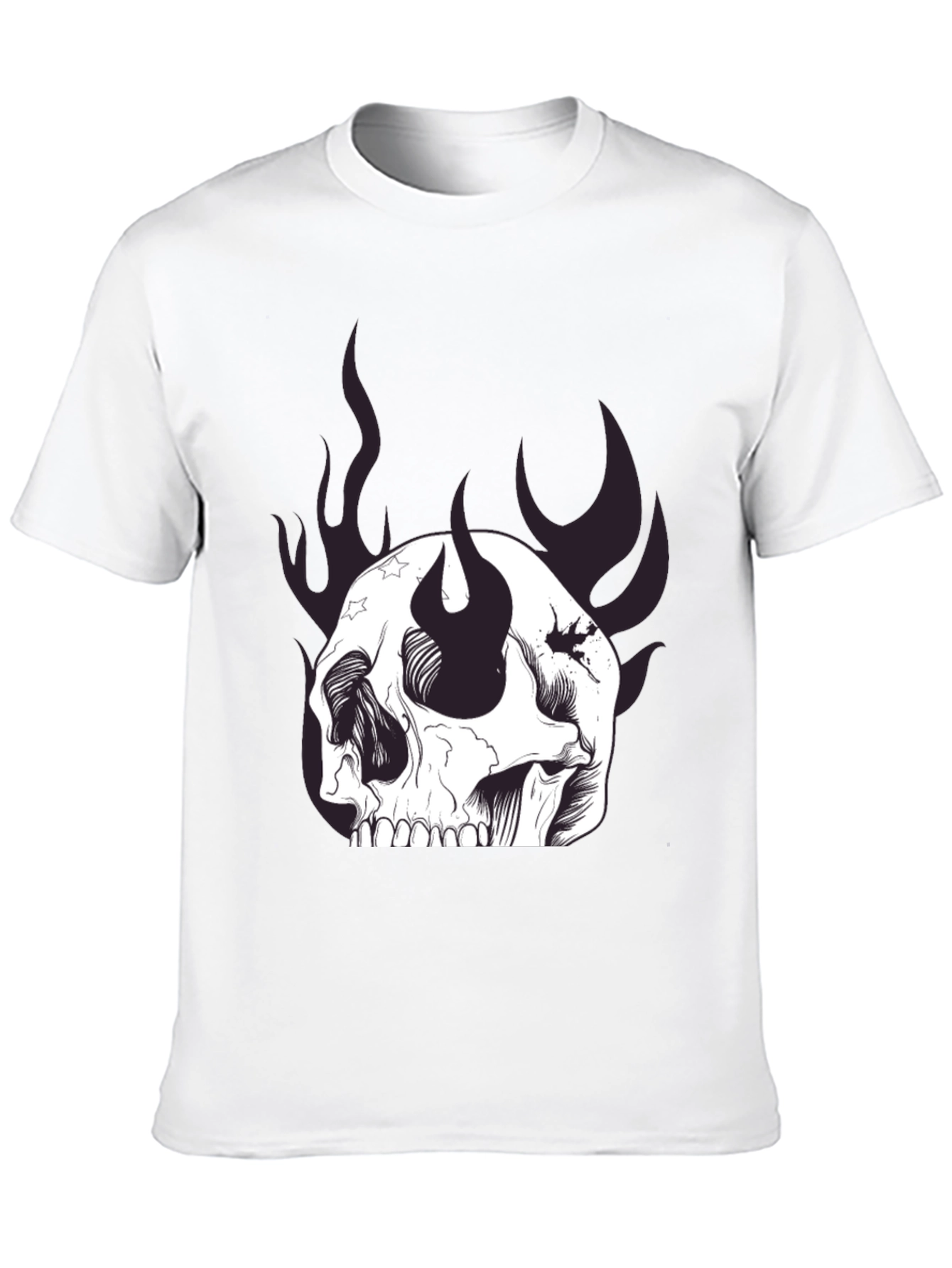 Skull Graphic Black T-Shirt