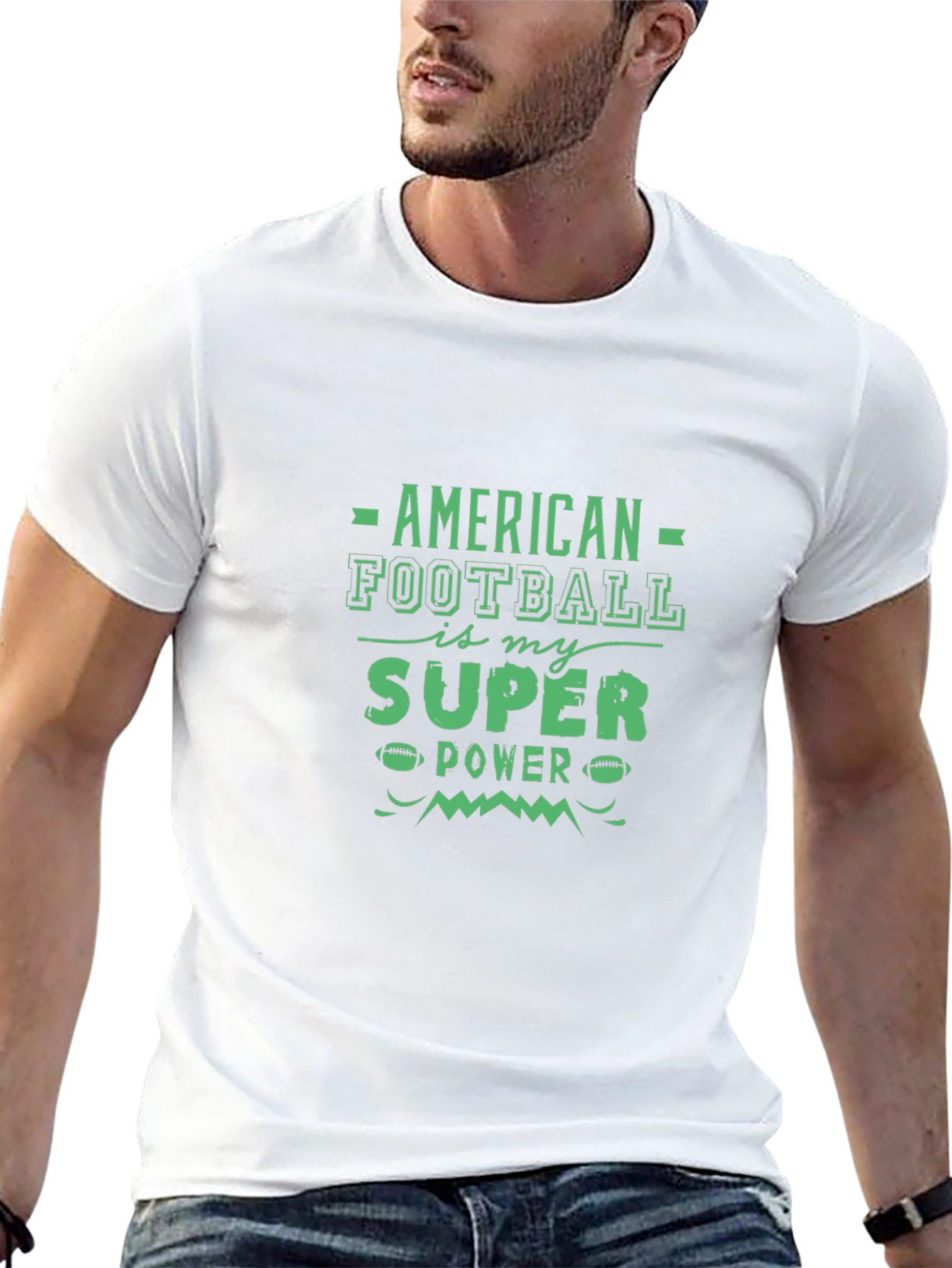 American Football Super Power T-Shirt