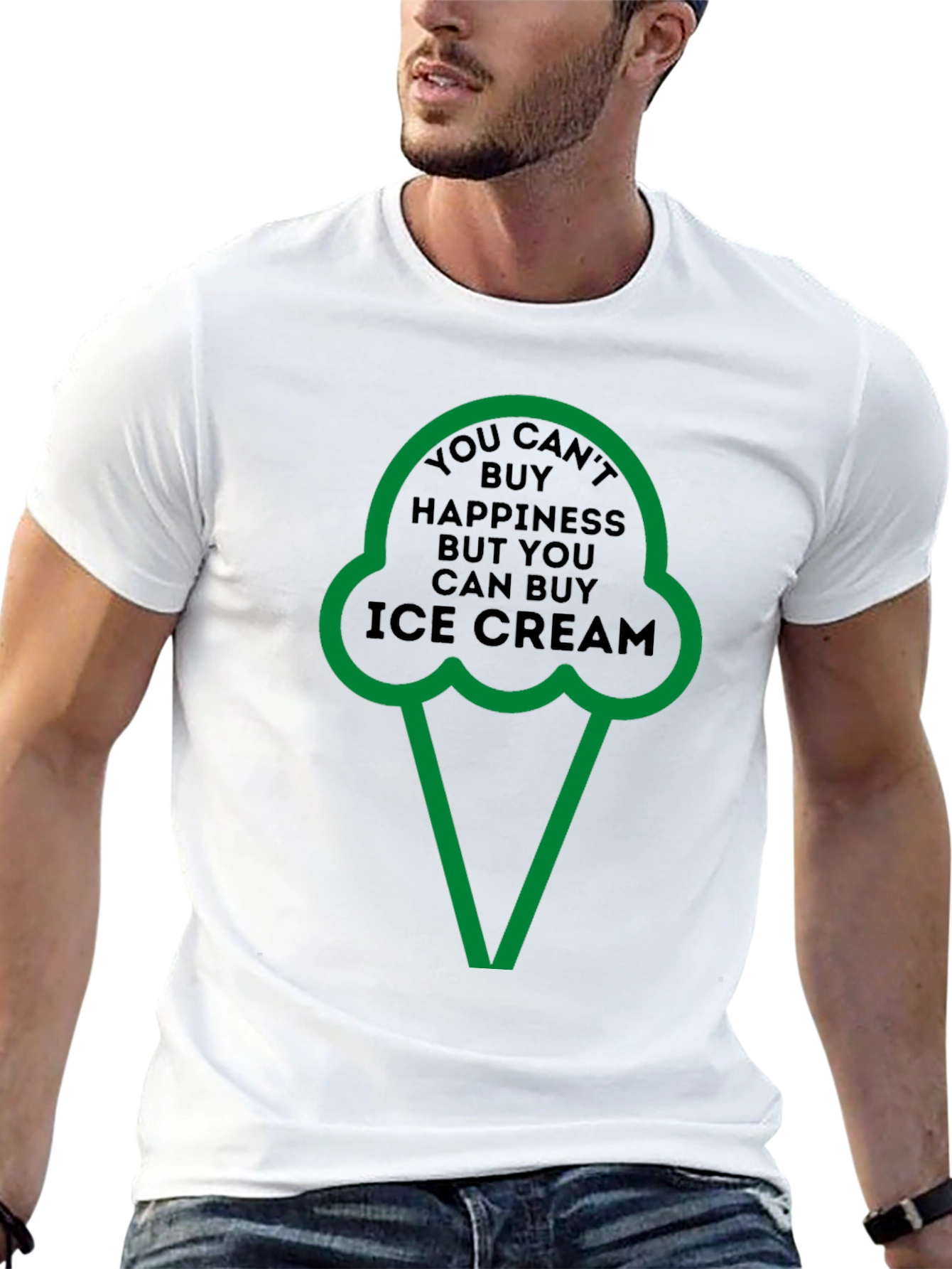 Ice Cream Happiness T-Shirt - Soft Cotton Tee