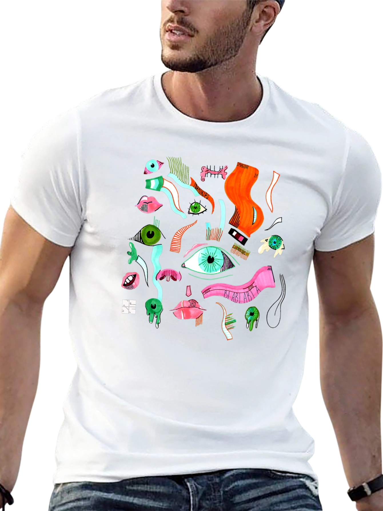 Abstract Eye Graphic T-Shirt - Unisex