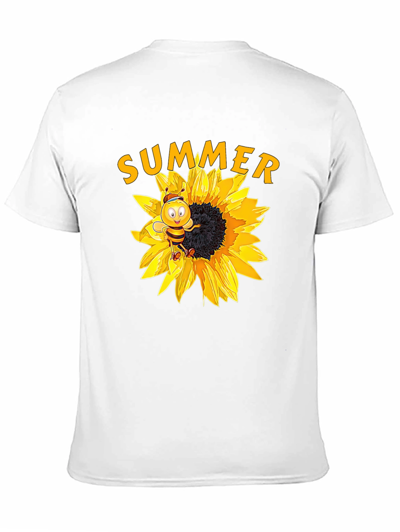 Summer Bee Sunflower Graphic Tee