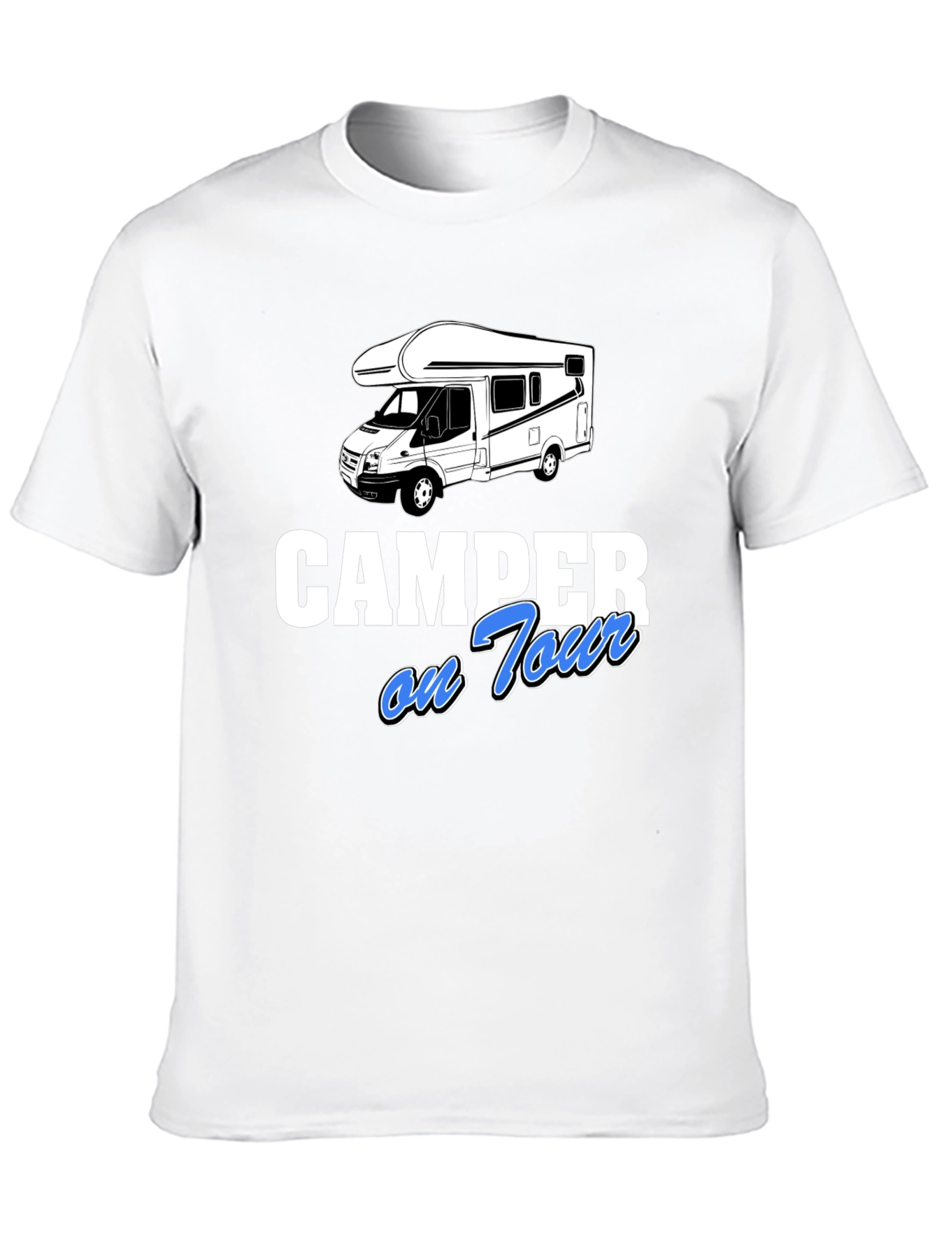 Camper on Tour Graphic T-Shirt - Black
