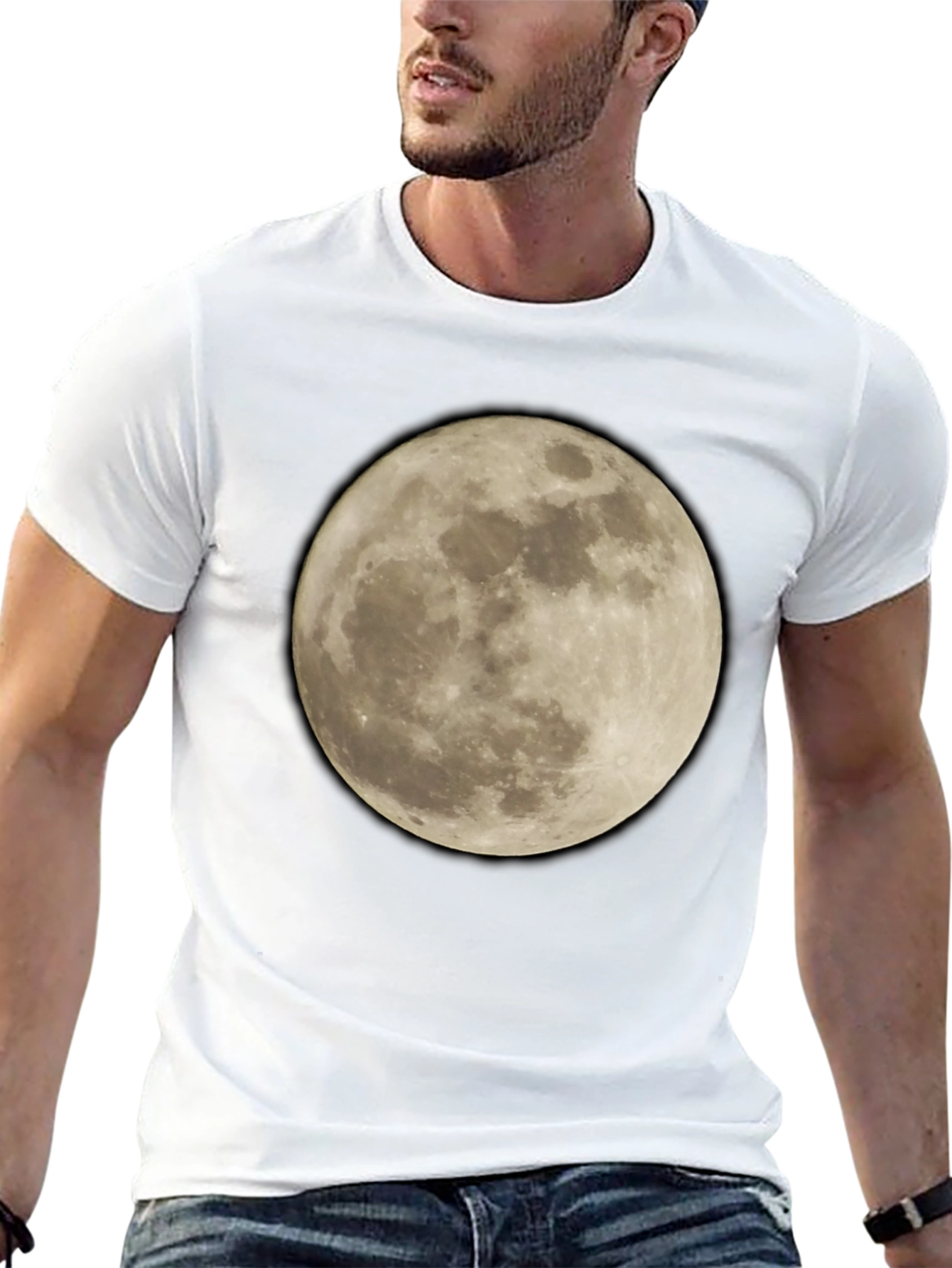 Lunar Graphic Tee - Moon Design