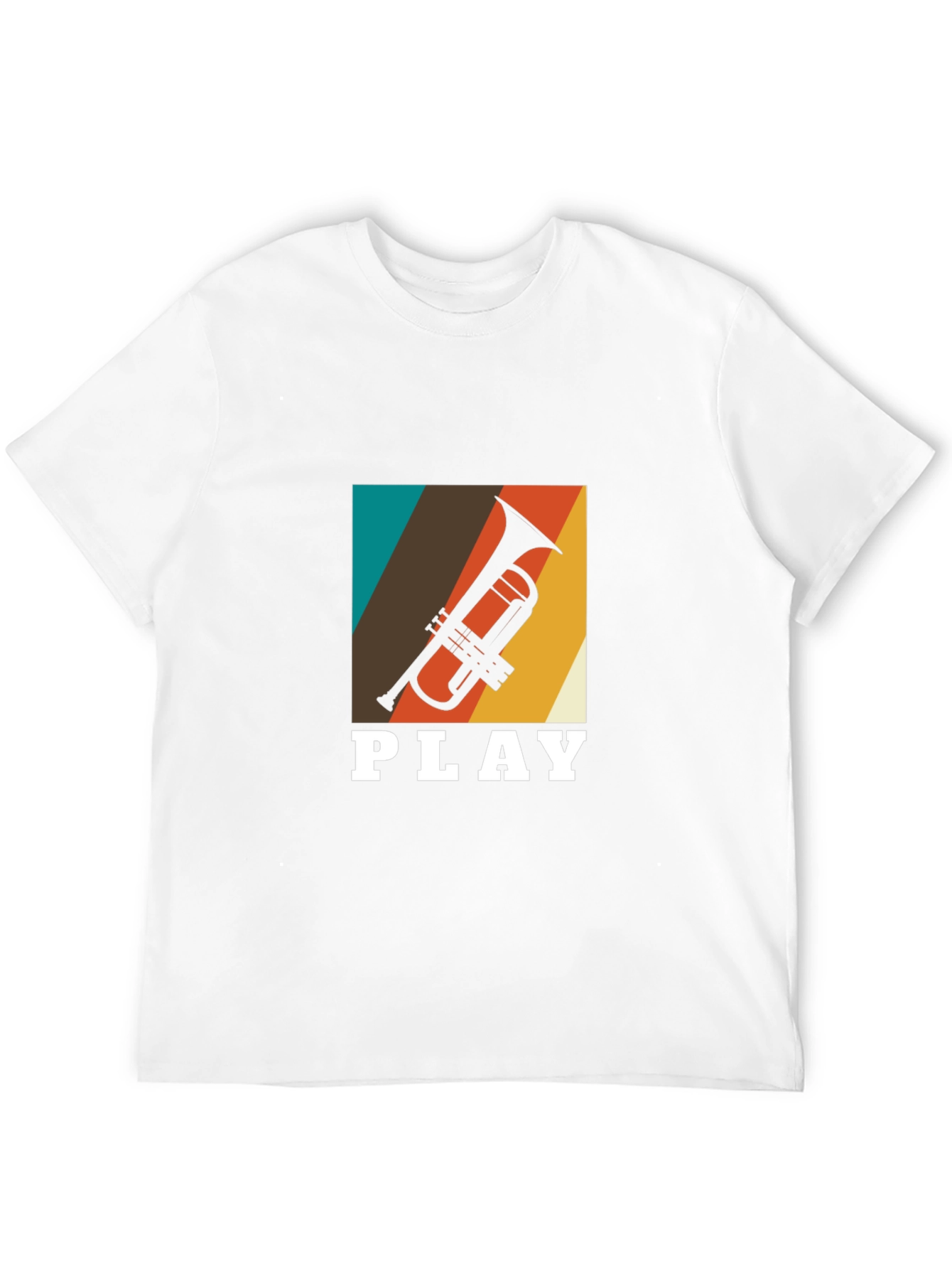 Retro Trumpet Player T-Shirt