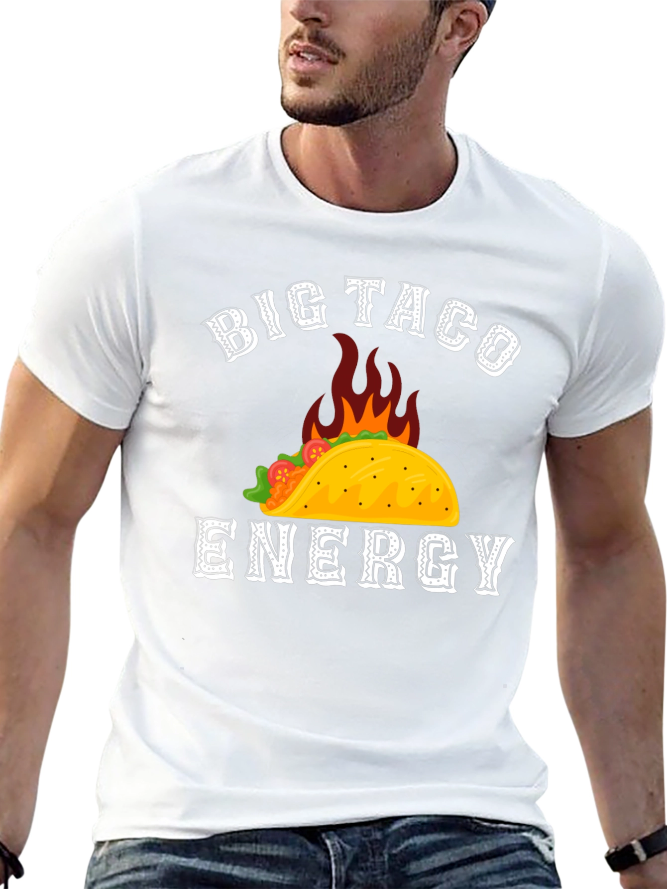 Big Taco Energy Graphic Tee - Black