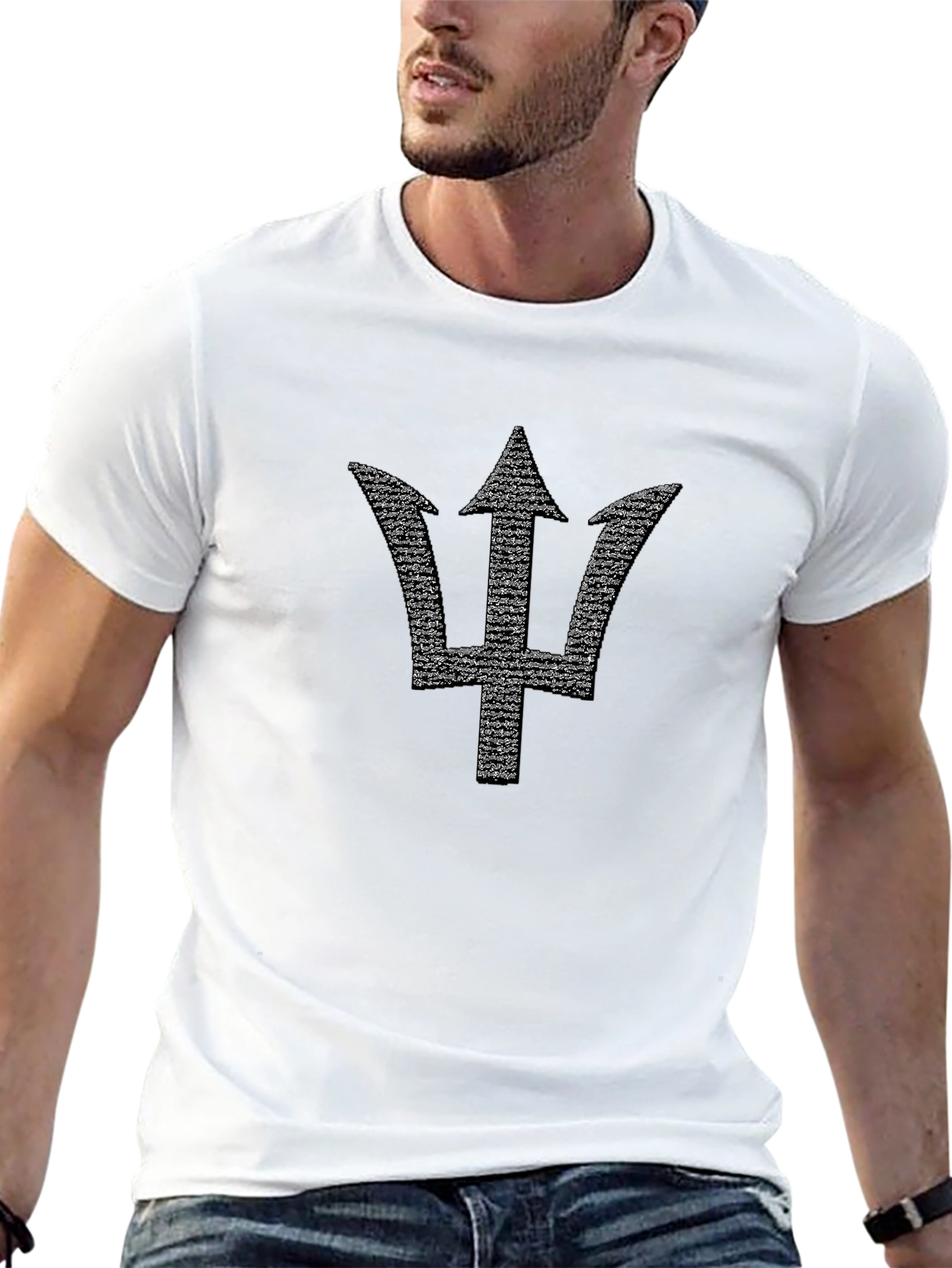 Barbados Trident Black T-Shirt